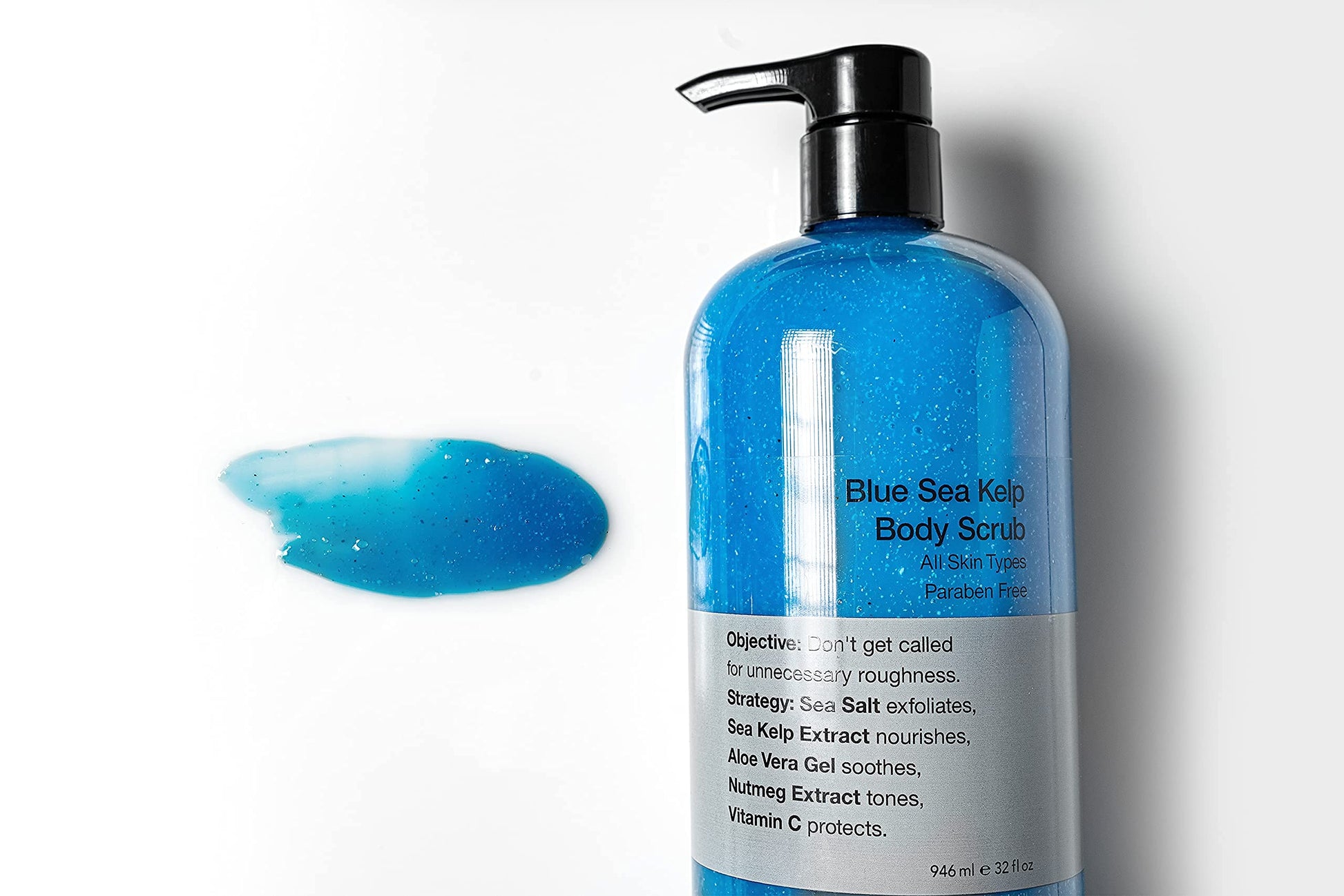 Exfoliante Corporal Anthony Azul Blue Sea Kelp para una Piel Suave y Rejuvenecida