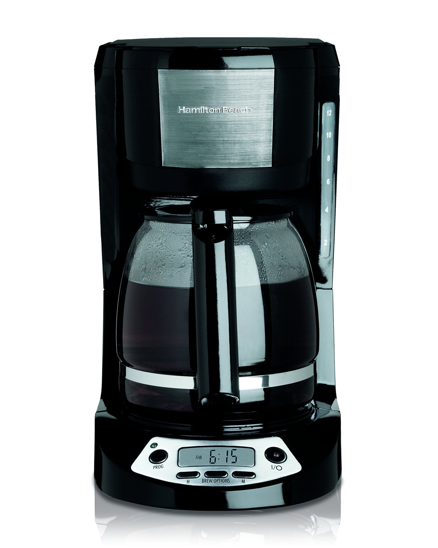 Hamilton Beach 49615 Cafetera Programable,12 Tazas, Negra