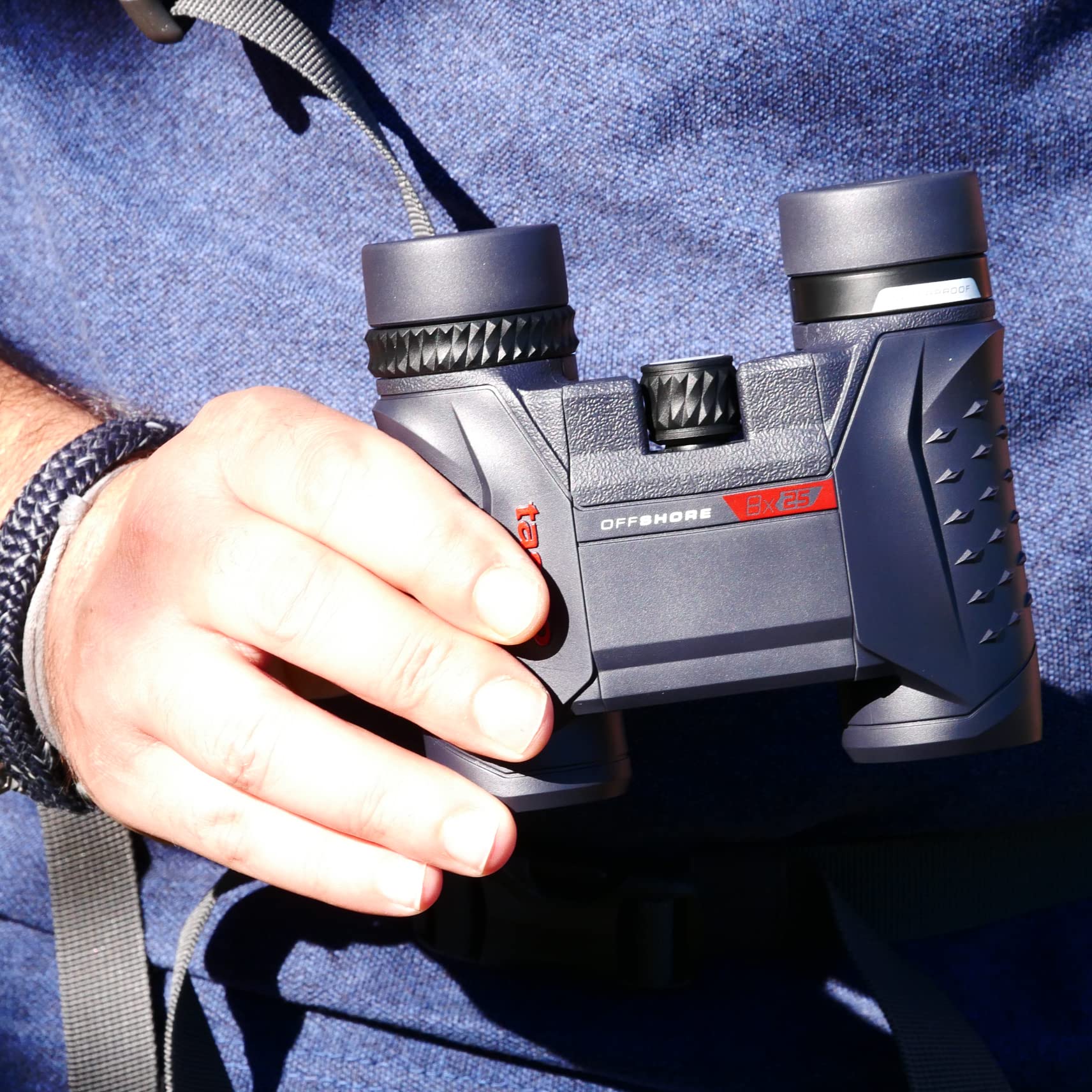 Binocular Tasco Azul Impermeable 8 x 25 mm