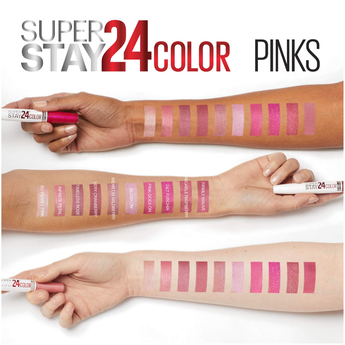 Maybelline New York SuperStay 24 2-Step Liquid Lipstick Makeup, 24/7 Fuschia, 1 kit