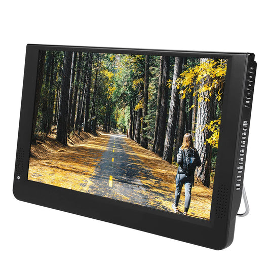 Dpofirs TV Portátil de 12 Pulgadas con Antena, TV Pequeña con TV Digital ATSC para Viajes en Coche de Camping, Televisión Digital de 1080P para Interiores Y Exteriores