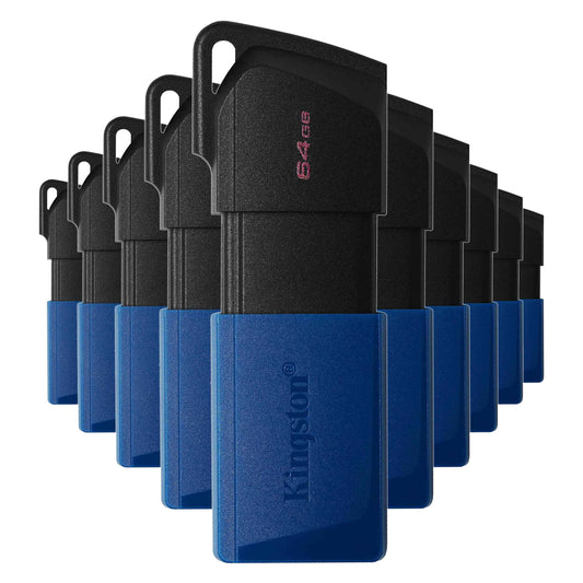 Kit de Memorias USB Kingston 64GB Exodia M con Transferencias Rápidas 10 Piezas