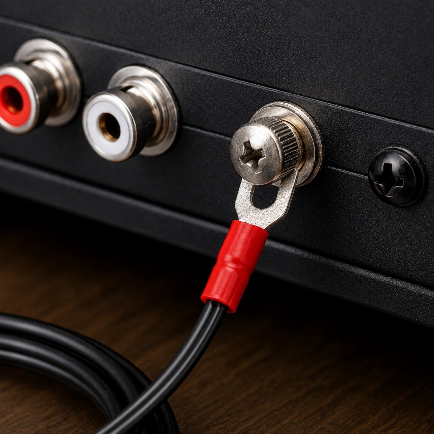 Funayama - Cable de conexión a tierra para Technics SL-BD21 SL-BD3 SL-QL5 SL-6 - Detiene el zumbido - 5 pies