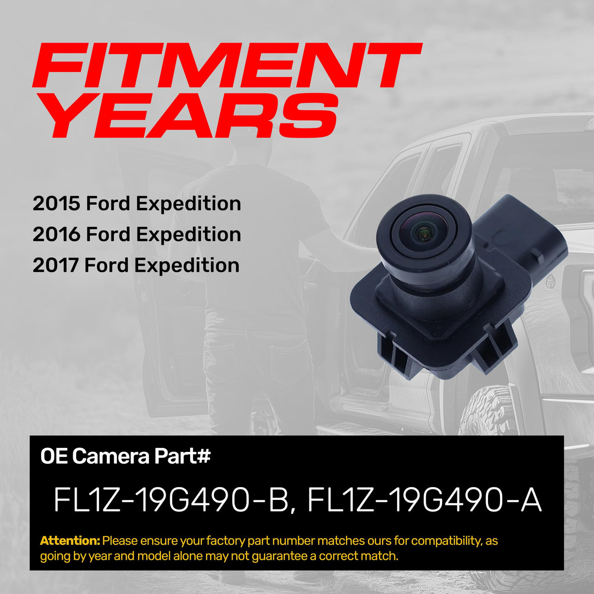 Repuesto Cámara de Respaldo Master Tailgaters Ford Expedition 2015-2017