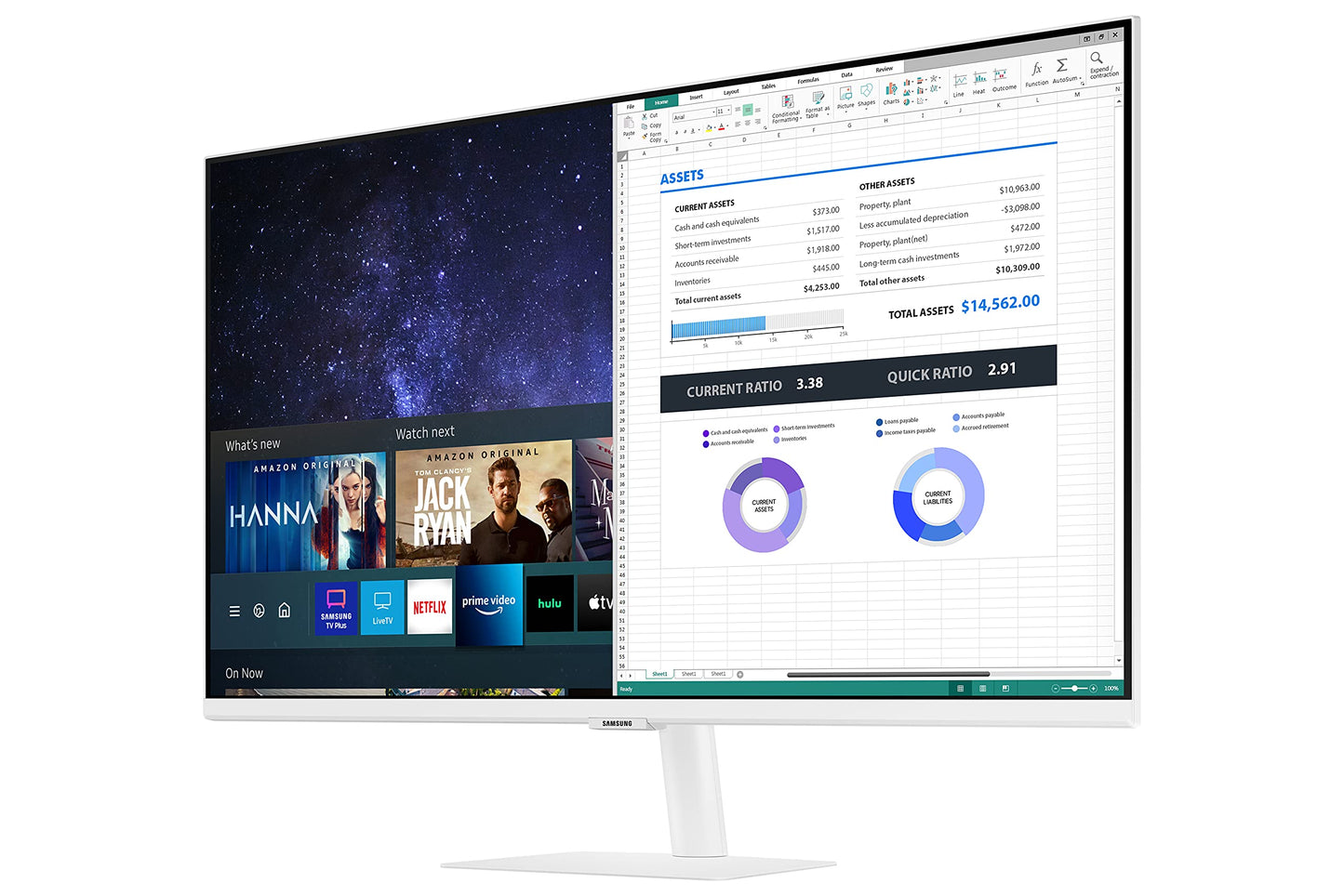 Monitor Samsung M5 27 Pulgadas FHD Inteligente con Transmisión TV Modelo 2021