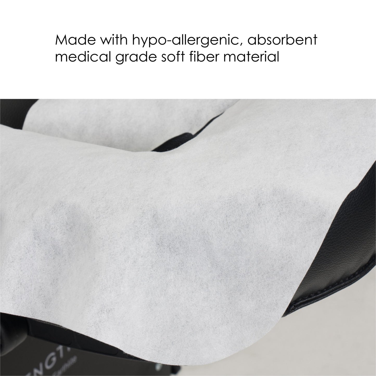 Cubiertas Desechables Earthlite Blanco Grado Médico Suave y Antiadherente para Mesas y Sillas de Masaje