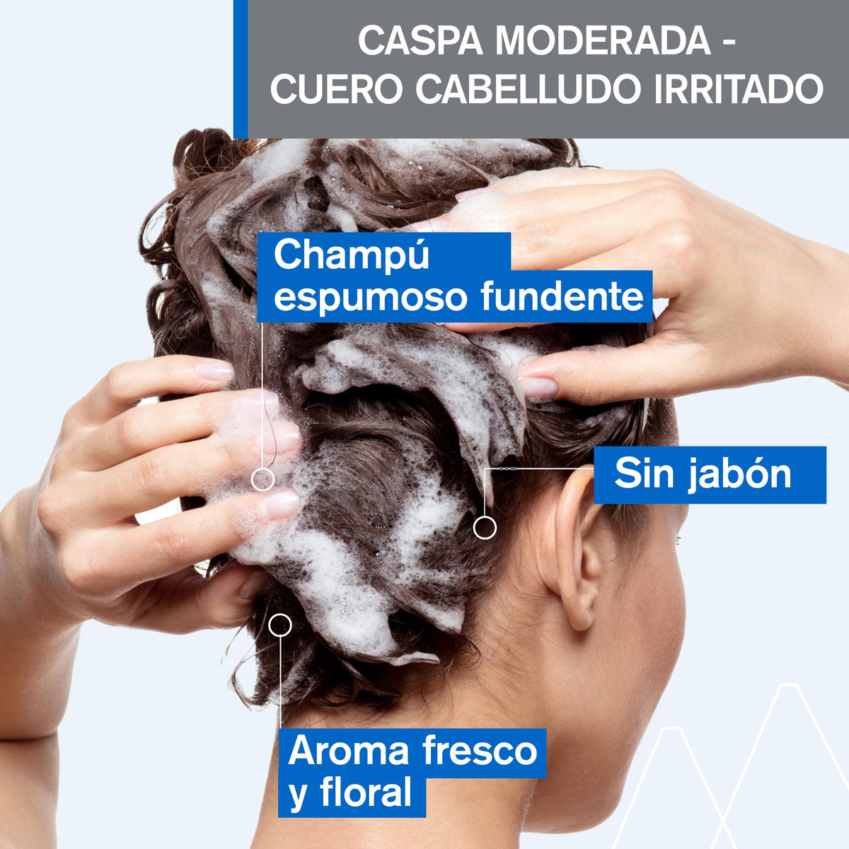 Uriage DS Shampoo Caspa moderada con Piroctona Olamina 200ml - Elimina la Caspa Seca y Grasa, Reduce la Sensación de incomodidad. Deja el Cabello Brillante y de aspecto saludable - Champú Espuma Cremosa, Aroma Fresco y Floral - Sin Jabón
