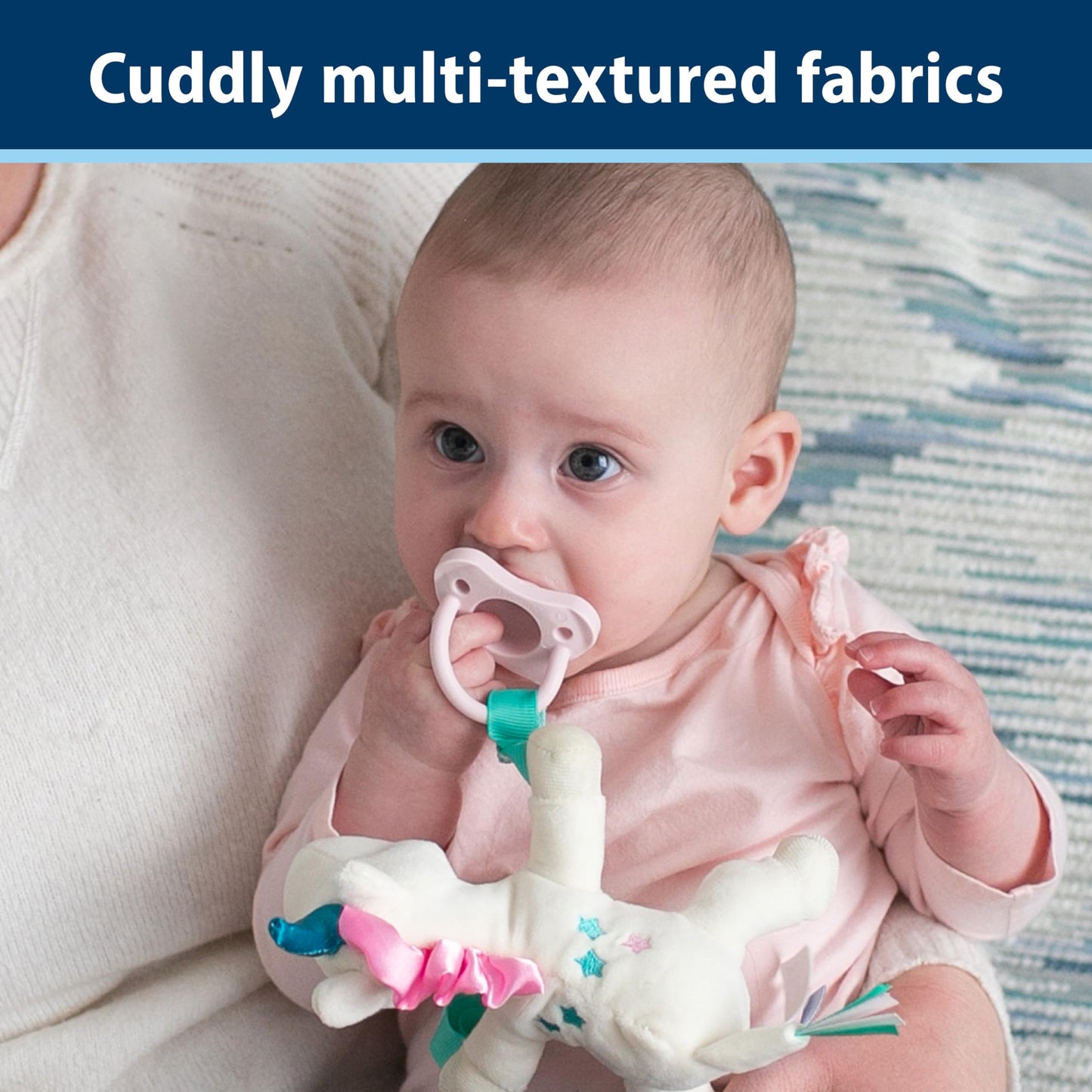 Chupete y Mordedor Dr. Brown's Unicornio Verde Azulado 0 Meses