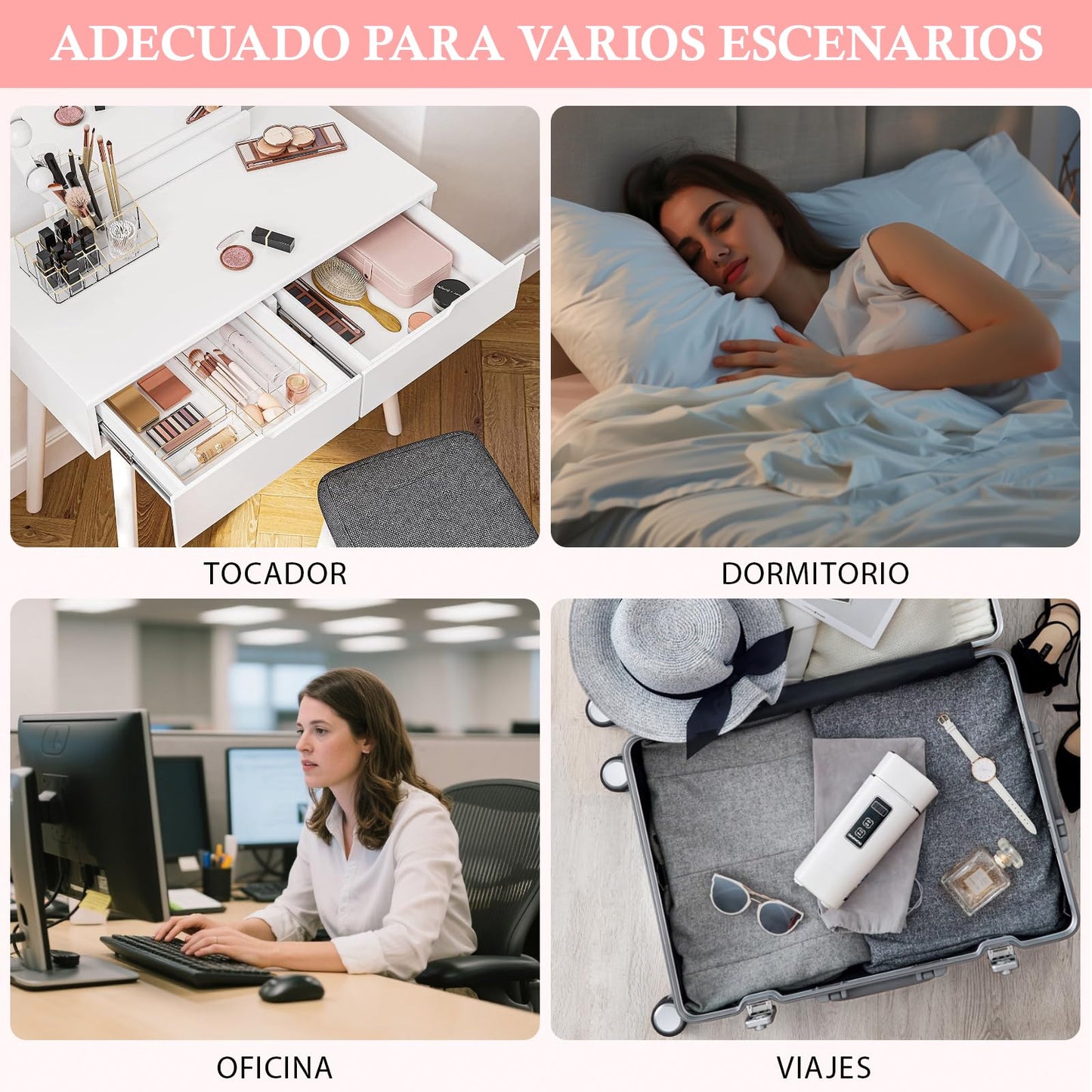 Masajeador Facial Cuello, Antiarrugas Masajeador de Belleza con 7 Modos, Máquina Belleza Facial Electrico con Luz LED, Limpieza profunda, Antienvejecimiento,cuidado facial recargable por USB