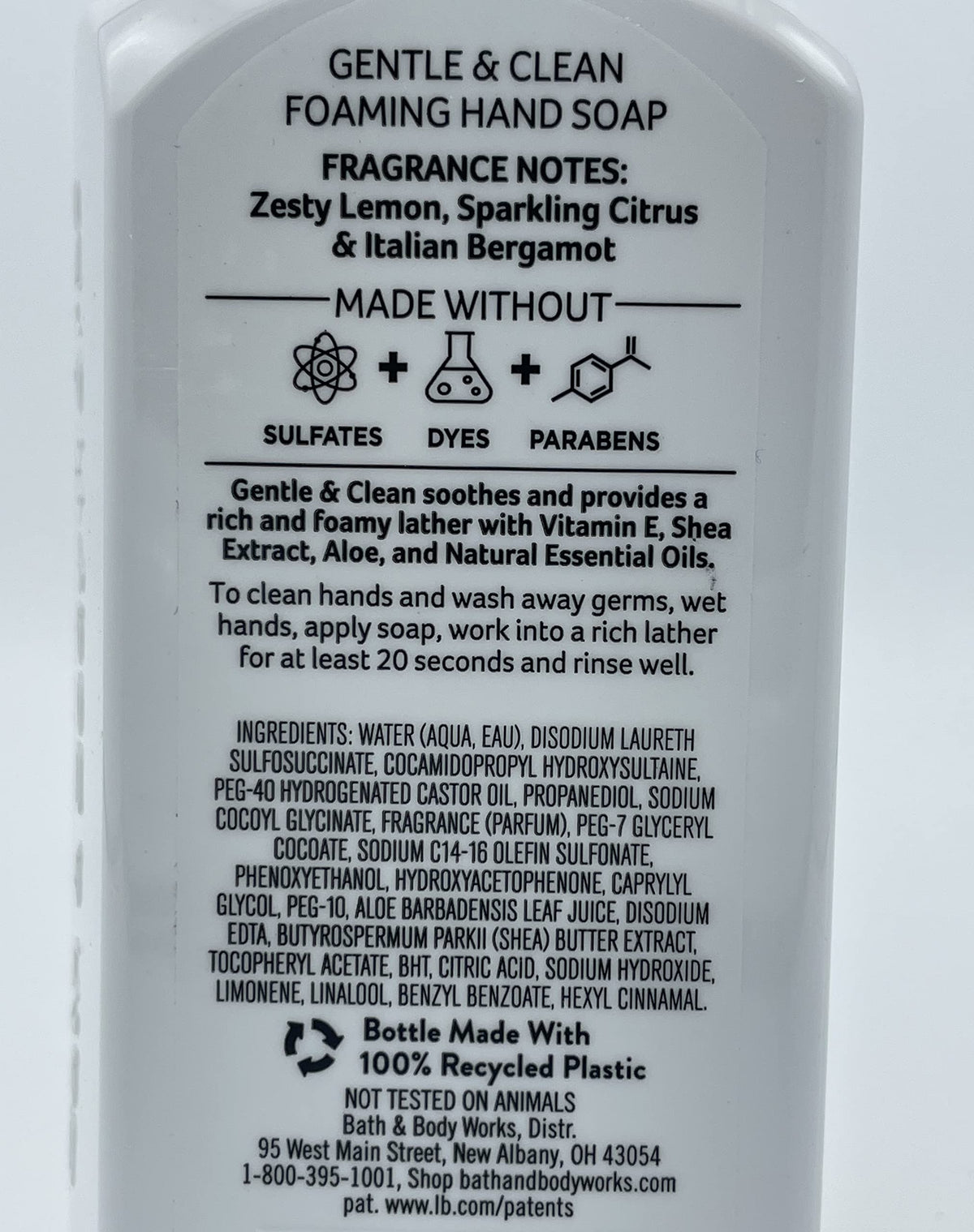 Bath and Body Works 2 Pack Kitchen Lemon Gentle Foaming Hand Soap 8.75 Oz.