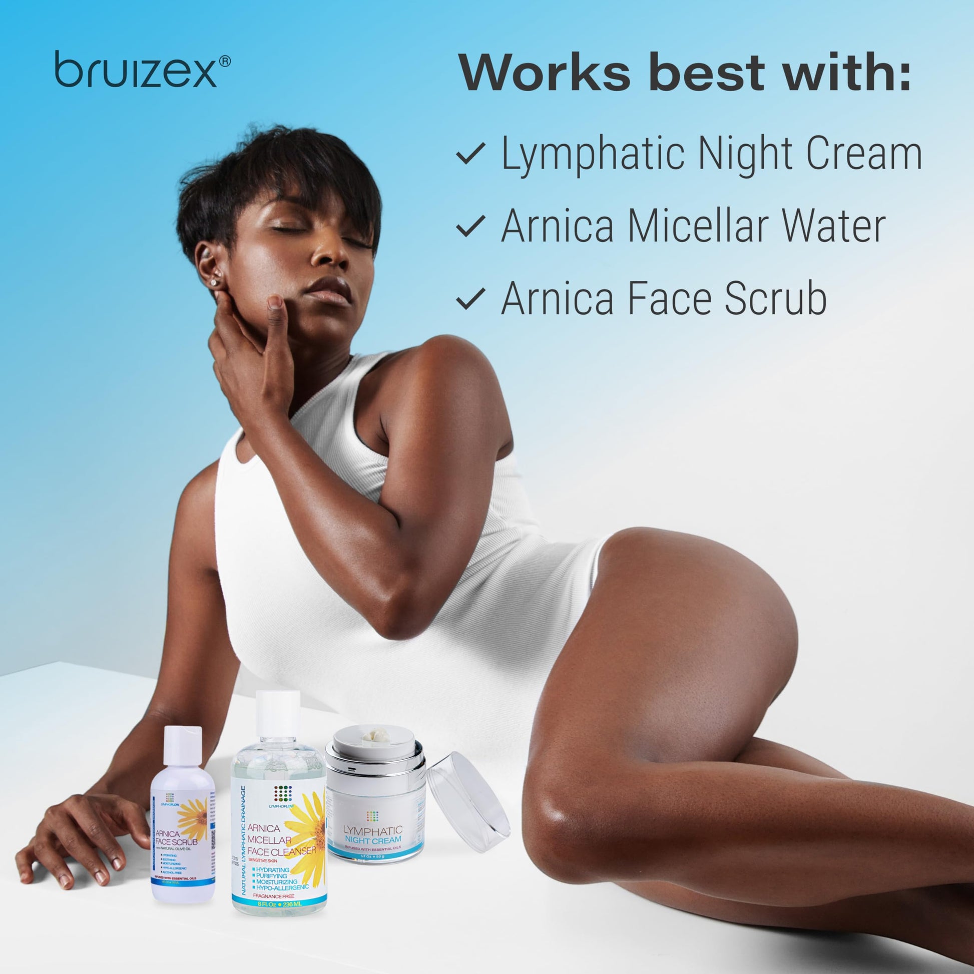 Bruizex Aceite de Drenaje Linfático Facial para Herramientas Faciales Gua Sha, Masajeador de Drenaje Linfático Facial Con Jojoba y Aceite de Coco, Usar Con Rodillo Facial, Rodillo de Jade, Herramienta