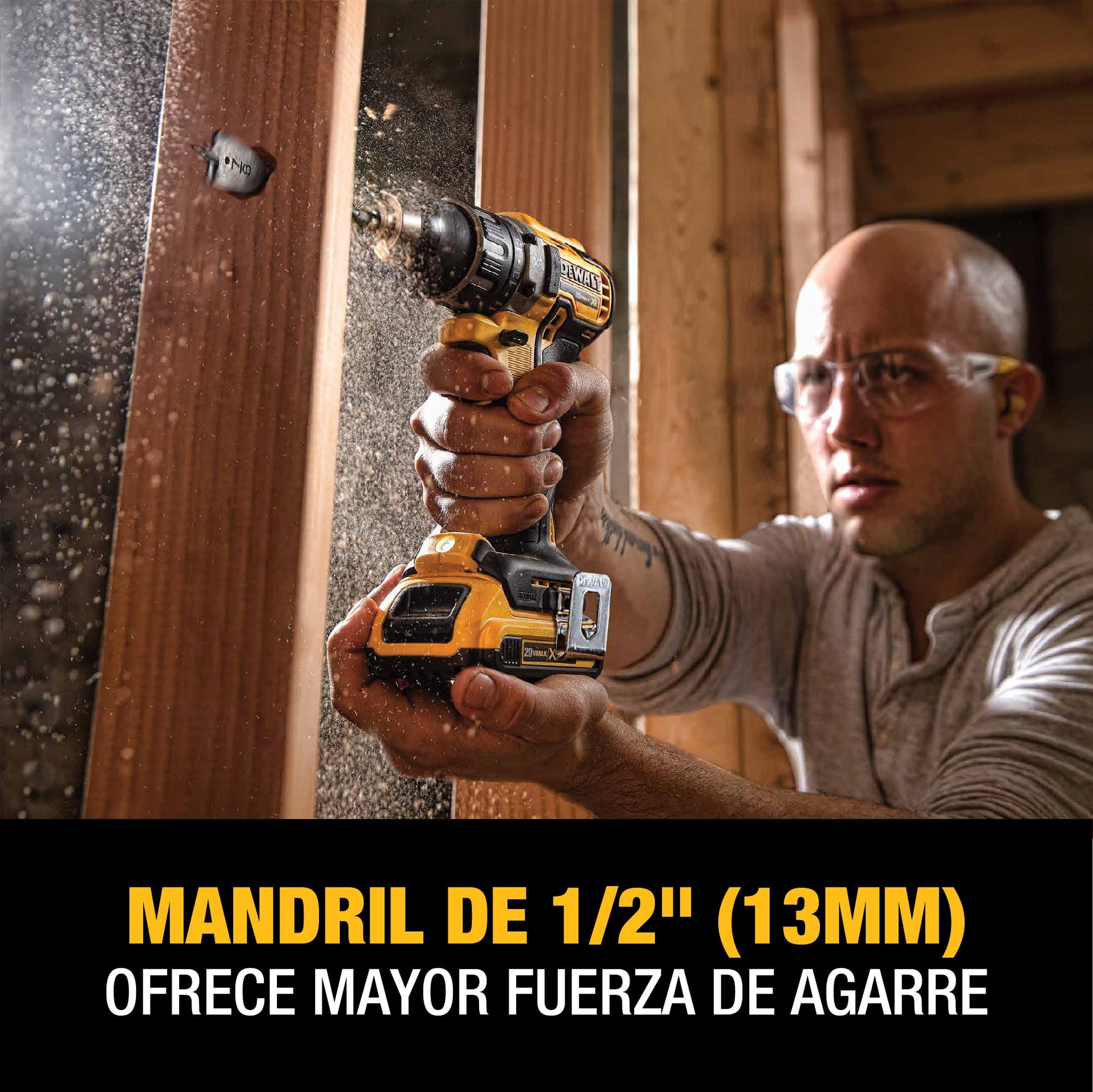 DEWALT Taladro Atornillador 1/2" (13mm), 20V máx, Incluye 2 Baterías y Cargador, DCD791D2