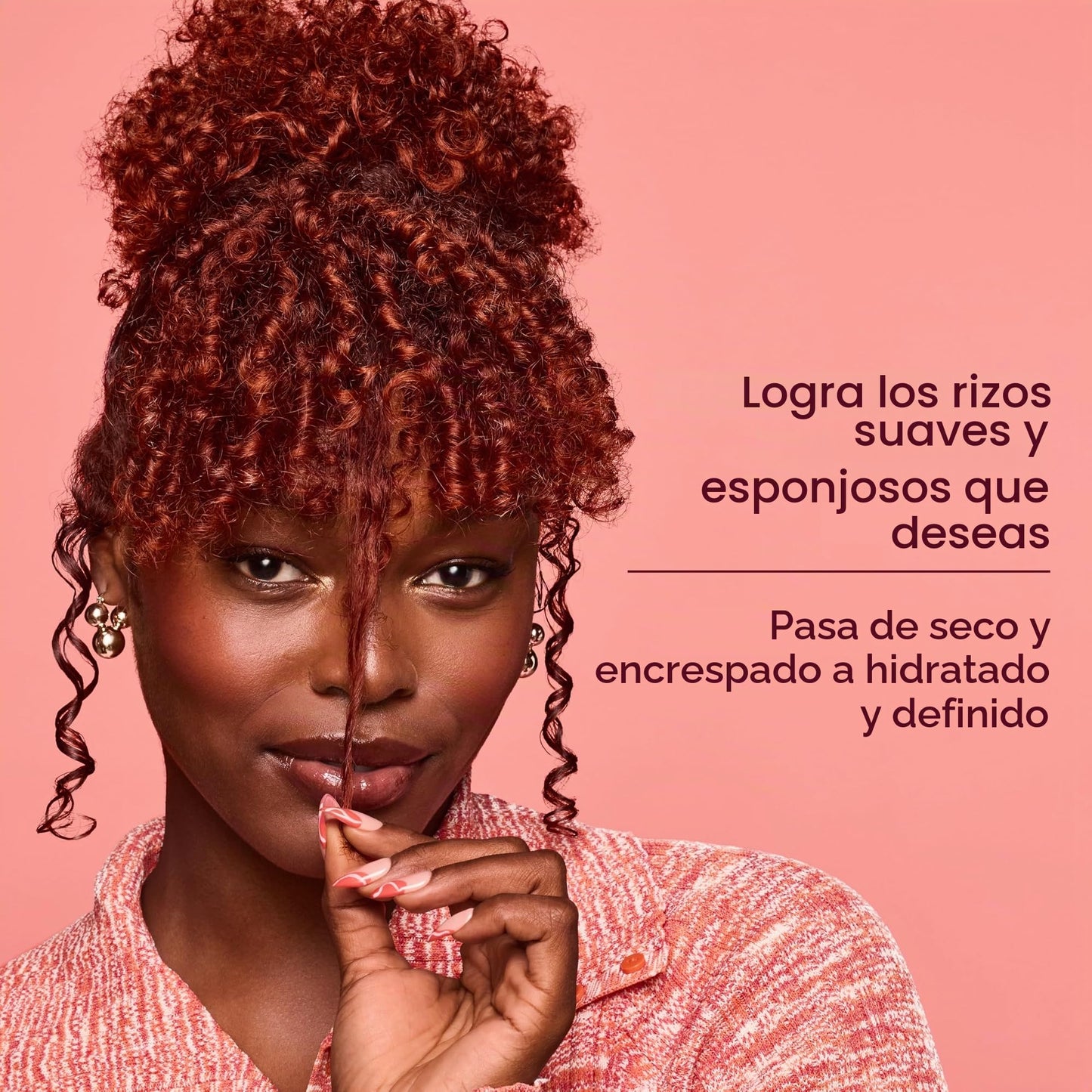 SheaMoisture Gel de peinado definidor para cabello grueso y rizado Gel de peinado para control del encrespamiento sin parabenos y coco, 15 oz