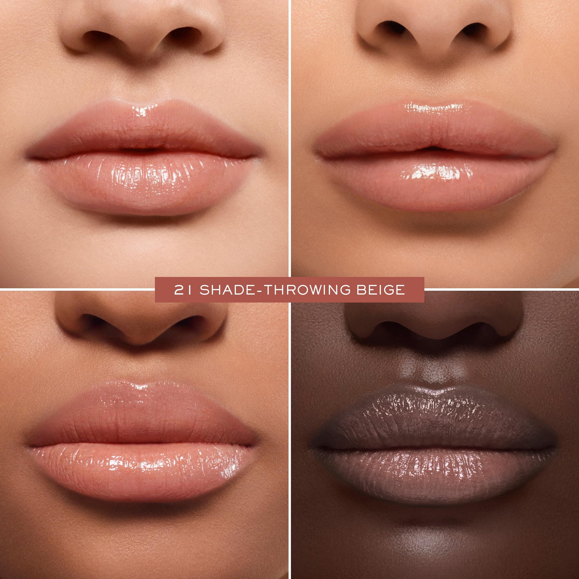 Lancôme Idôle Lip Butterglow, Bálsamo Labial con Color, Cuida, Hidrata e Ilumina con su Textura Ligera, Con 12% Escualano y Ceramidas, 21 Throwing Beige, 3 g