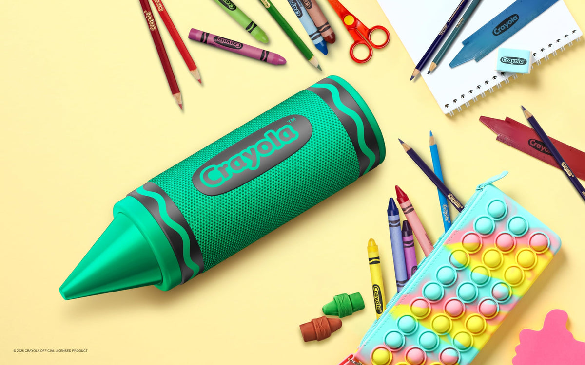 Altavoz Bluetooth Portátil Crayola 20W Sonido HD para Niños con Batería Larga Duración y Emparejamiento TWS