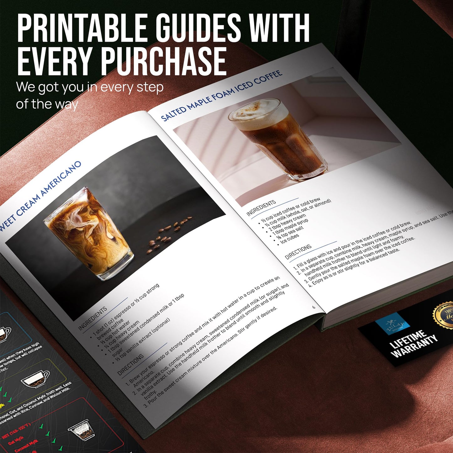Espumador de Leche Zulay Executive Series Ultra Premium Plateado con Soporte Mejorado para Café