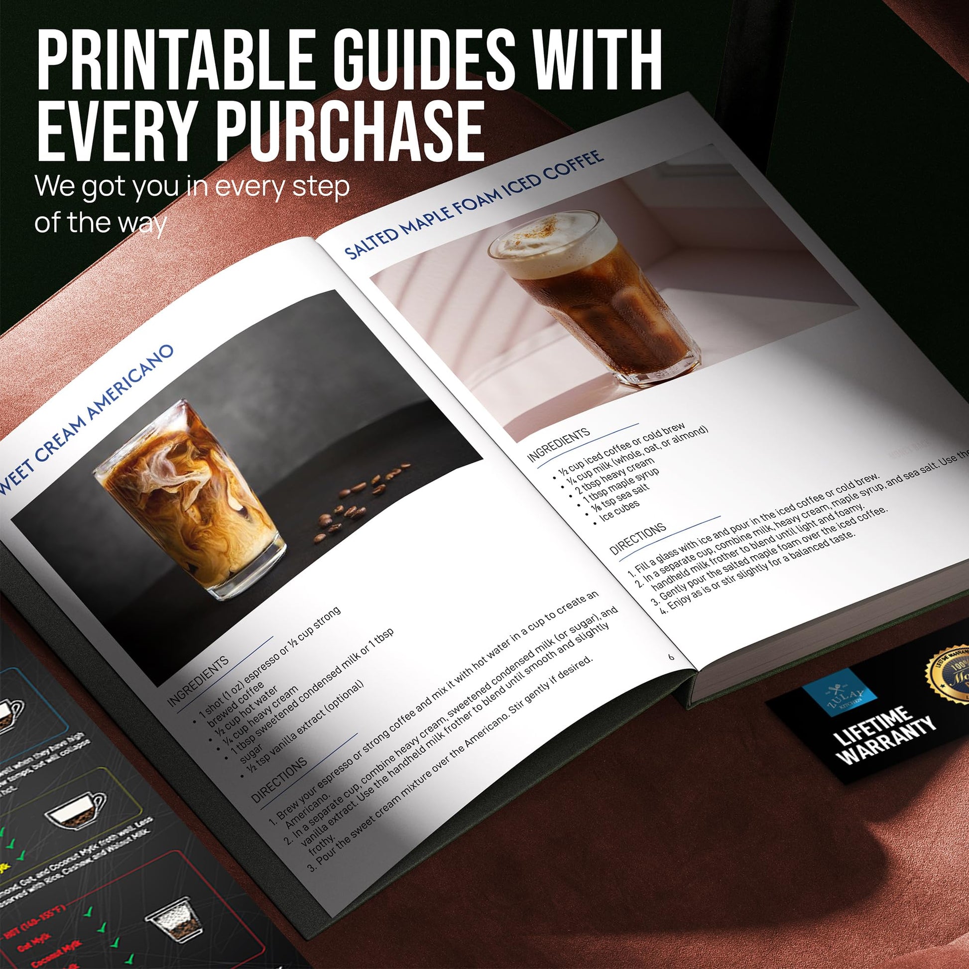 Espumador de Leche Zulay Executive Series Ultra Premium Plateado con Soporte Mejorado para Café