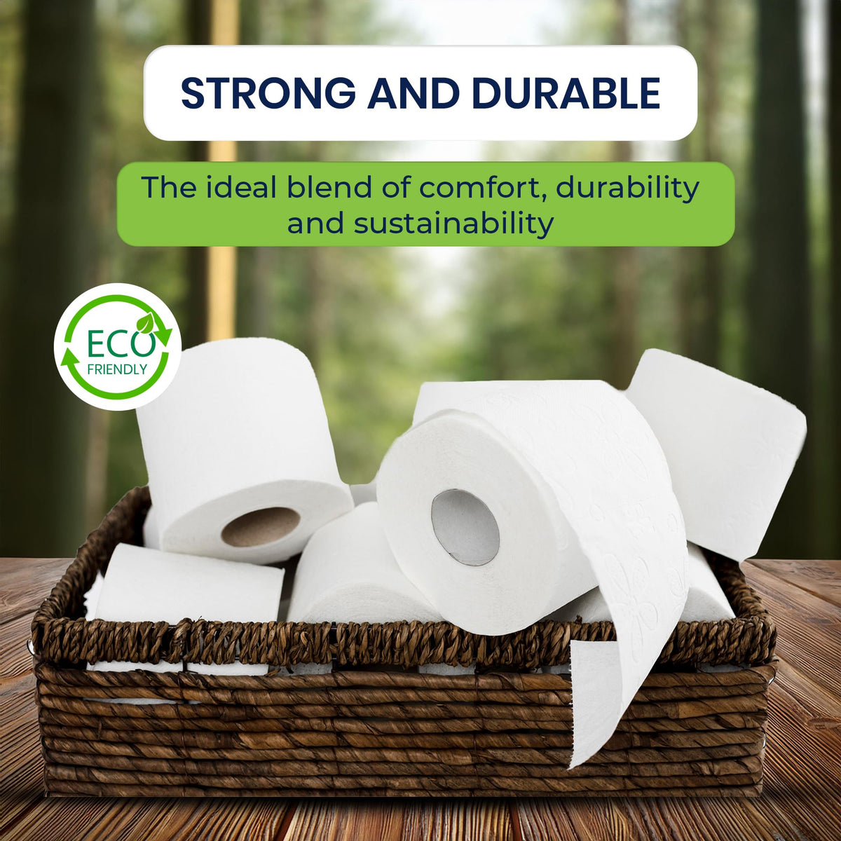 Papel Higiénico Biodegradable para Tanque Séptico, Alternativa Natural, para RV y Acampar