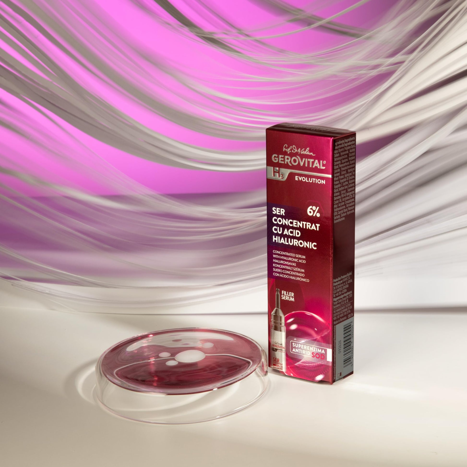 GEROVITAL H3 EVOLUTION Concentrated Serum with Hyaluronic Acid (6%) 10 ml / 0.34 fl.oz.