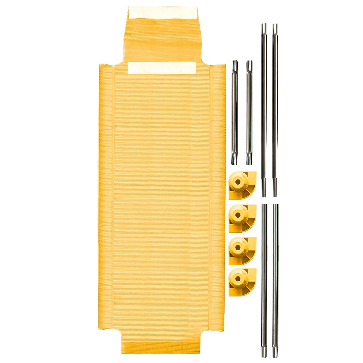 Acrimet - Cama para cuna infantil para niños, viajes, cuidado de día, 52 x 21 pulgadas, color amarillo, 1 paquete