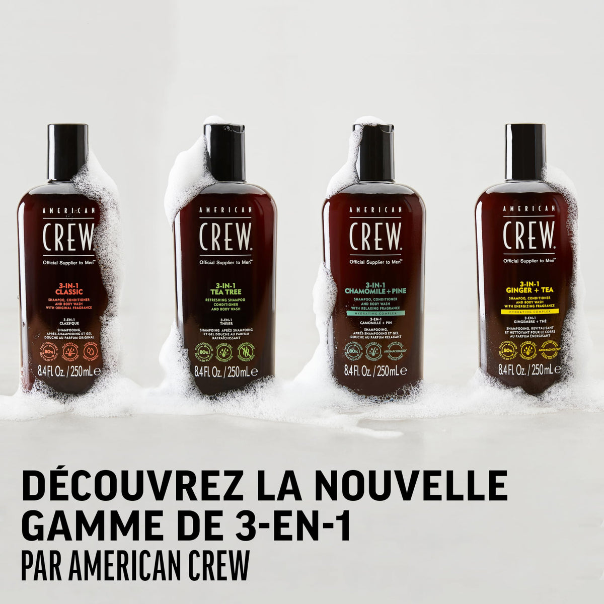 American Crew Shampoo Classic 3 In 1, 450 Ml
