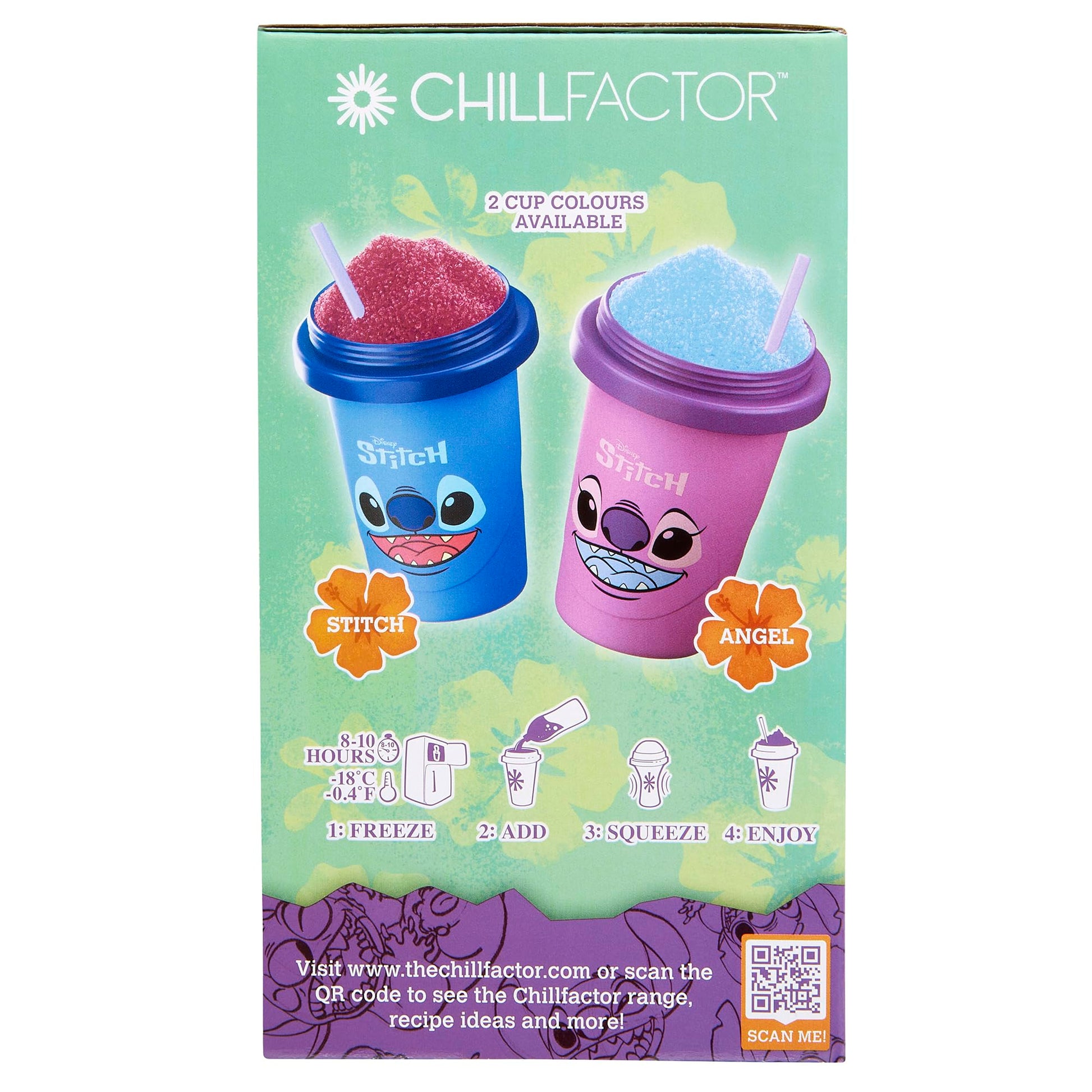 Disney Stitch Slushy Maker Cup - Taza para hacer granizados, batidos, batidos y más