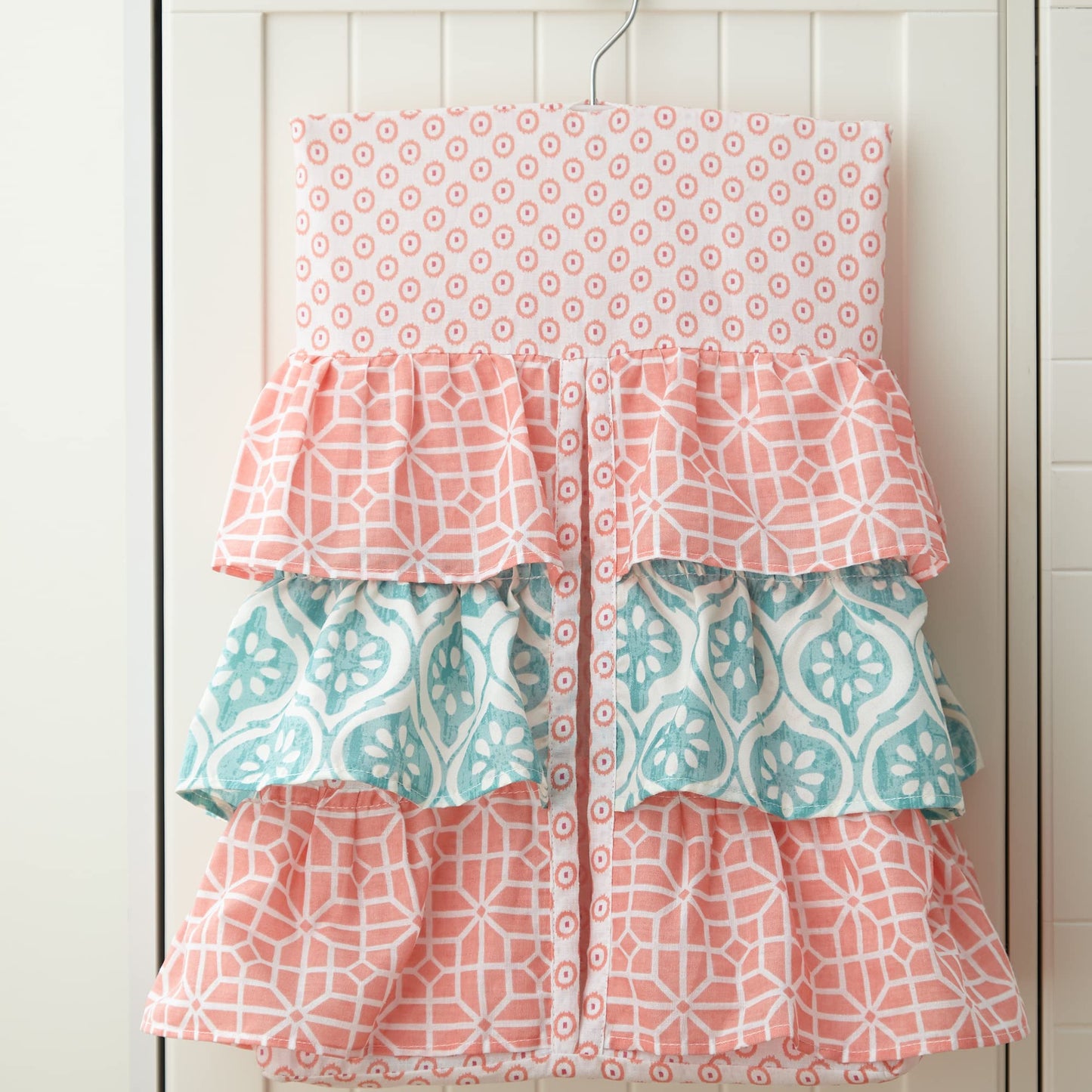 Levtex Baby Fiona - Juego de ropa de cama (5 piezas), Coral, Crib Bedding Set