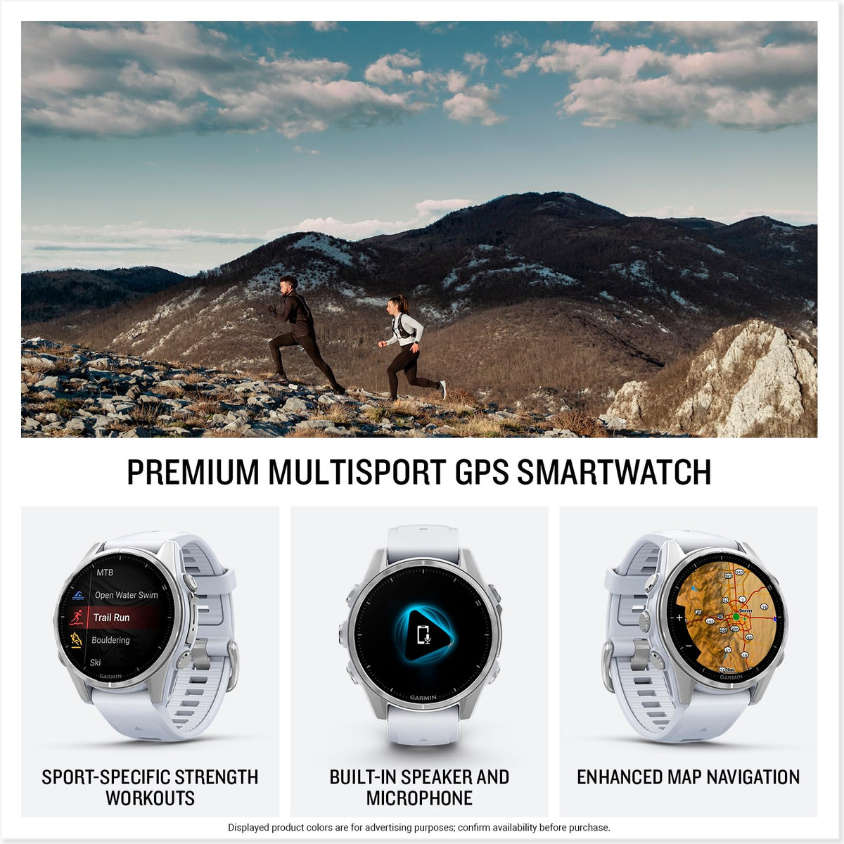 Reloj Garmin Fenix 8 Amoled 43 mm Whitestone