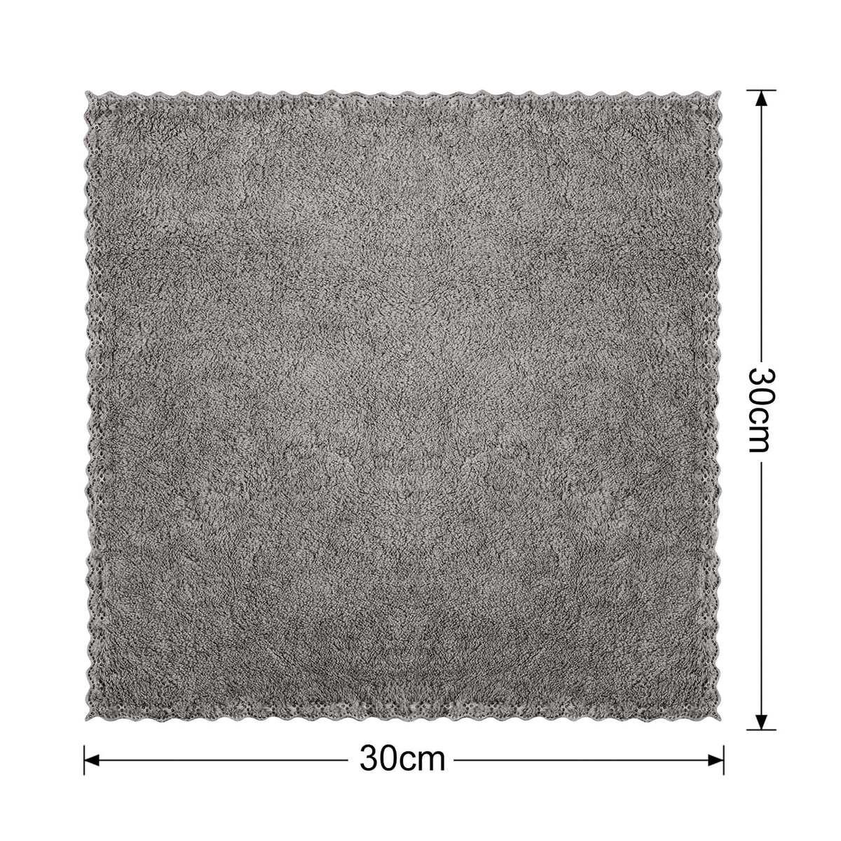 Syhood 12 Paños de Lavado de Cara Paños Desmaquillantes Toallitas Faciales de Microfibra Paño de Limpieza Facial Suave de Secado Rápido para Cara, 12 x 12 Pulgadas (Blanco, Gris)
