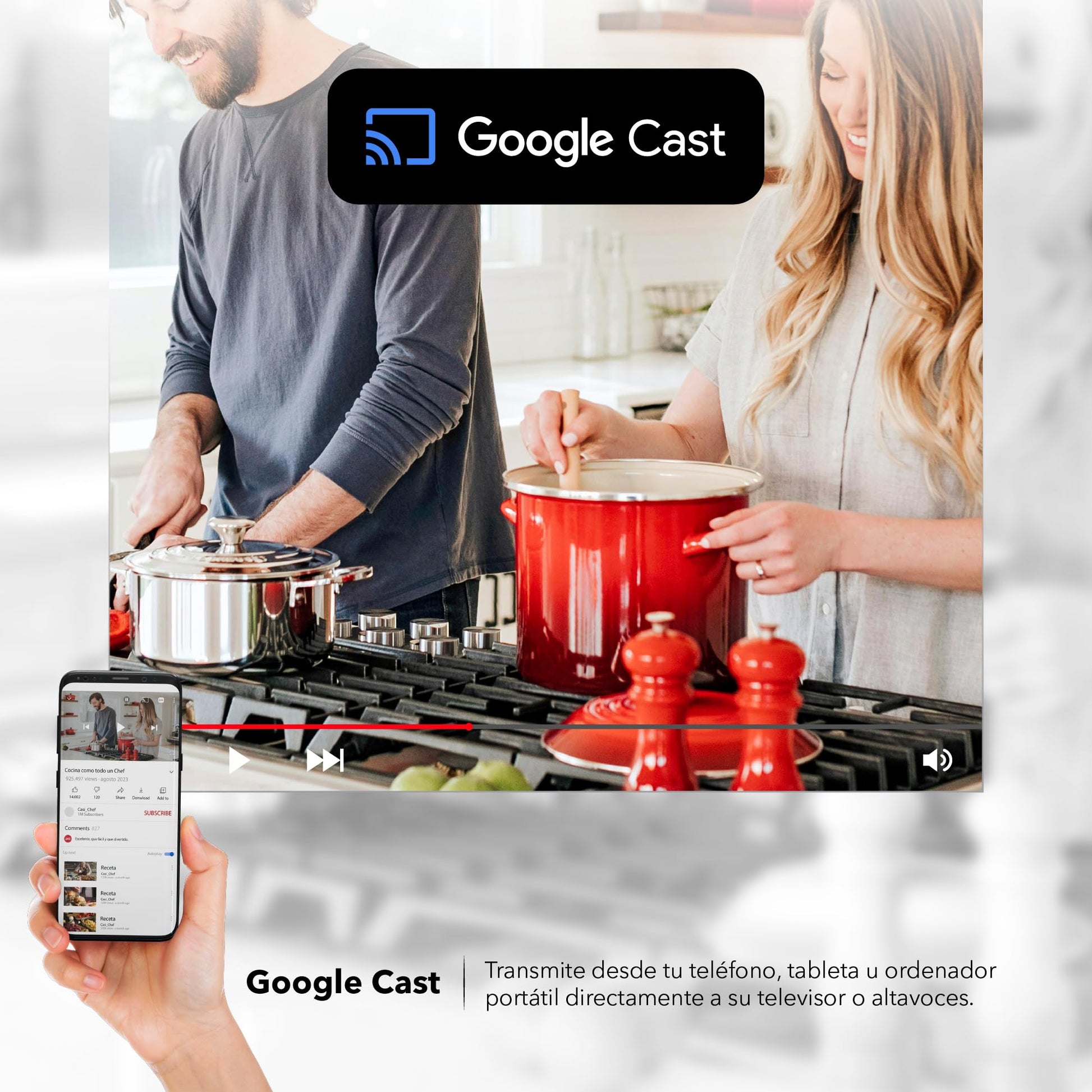 RCA Pantalla de 65" MultiTuner HD TV GoogleTV Operating System 2025 - Modelo R65M-U4G