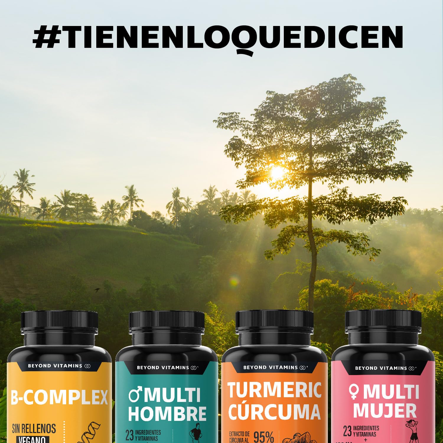 B-Complex | Vitaminas Complejo B Premium | 100% Vegano | Sin rellenos | Suplementos Beyond Vitamins -60 cápsulas