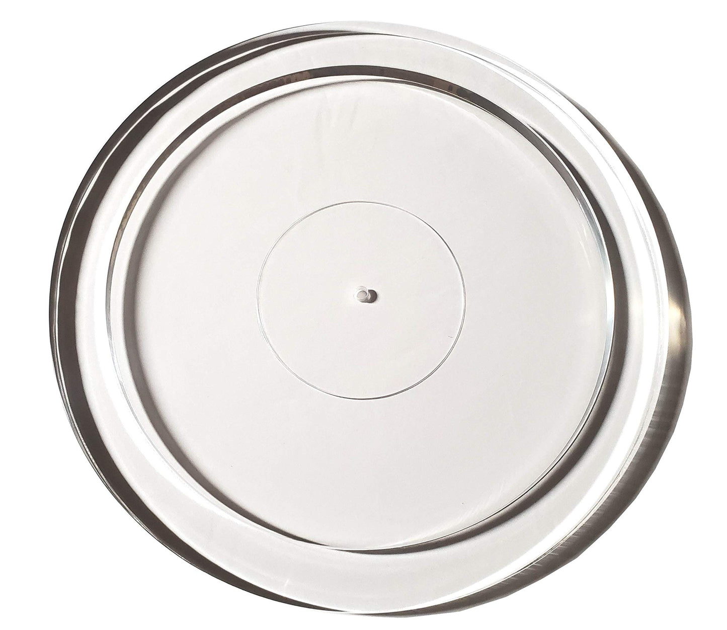 SUPREMETECH Plato acrílico para Pro-Ject Debut DC/EVO/Pro, T1, 1Xpression, Music salón MMF-2.1/2.2/2.3/3.3/5.1/5.1se/5.3/5.3se, Angels Horn, y Crosley C6 (Transparente)