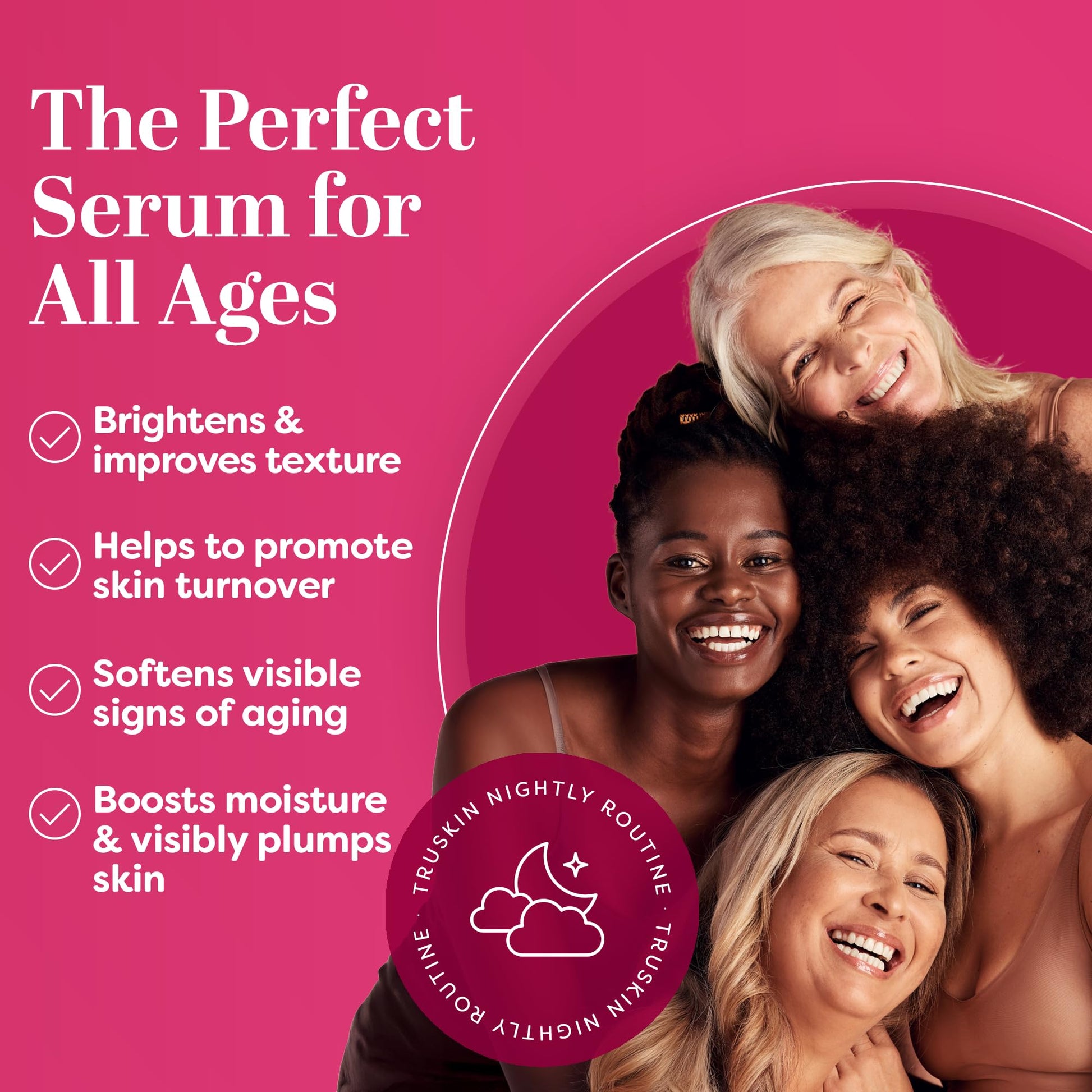 Vitamin C-Plus Super Serum, Anti Aging Anti-Wrinkle Facial Serum with Niacinamide, Retinol, Hyaluronic Acid, and Salicylic Acid