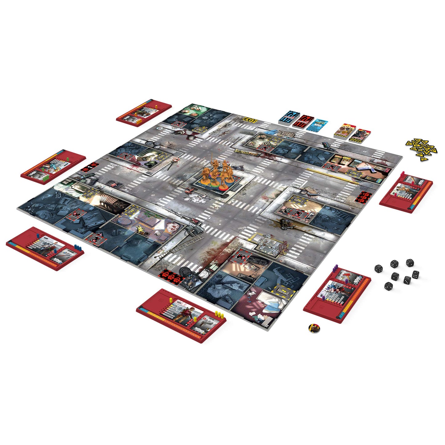 CMON - Segunda edición de Zombicide | Juego de zombis | Juego de mesa cooperativo de miniaturas | Juego de mesa de aventuras de terror | Mayores de 14 años | Para 1 a 6 jugadores | Tiempo promedio de juego de 60 minutos