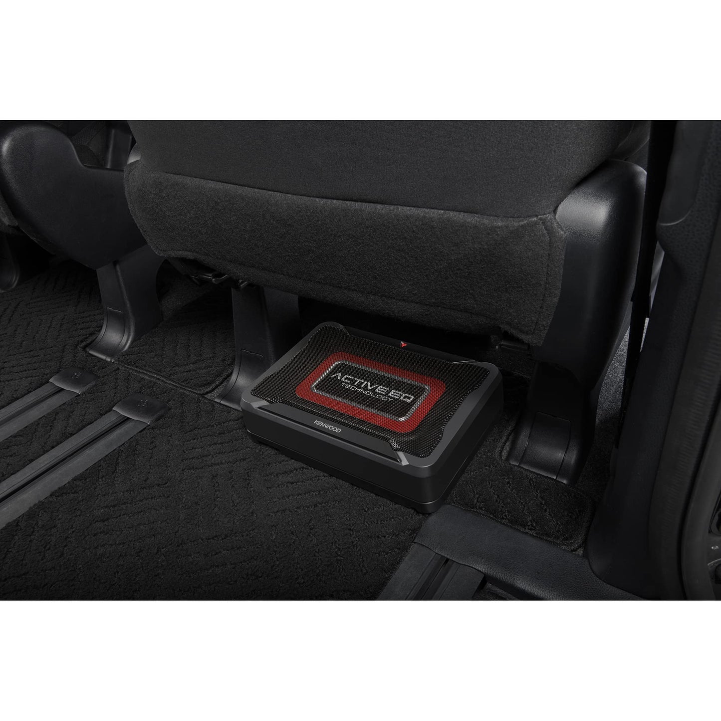 Kenwood KSC-PSW7EQ - Subwoofer Compacto Activo con Ecualizador Activo (Potencia de Salida de 160 W, Amplificador Clase D, Carcasa de Aluminio, Control Remoto por Cable)