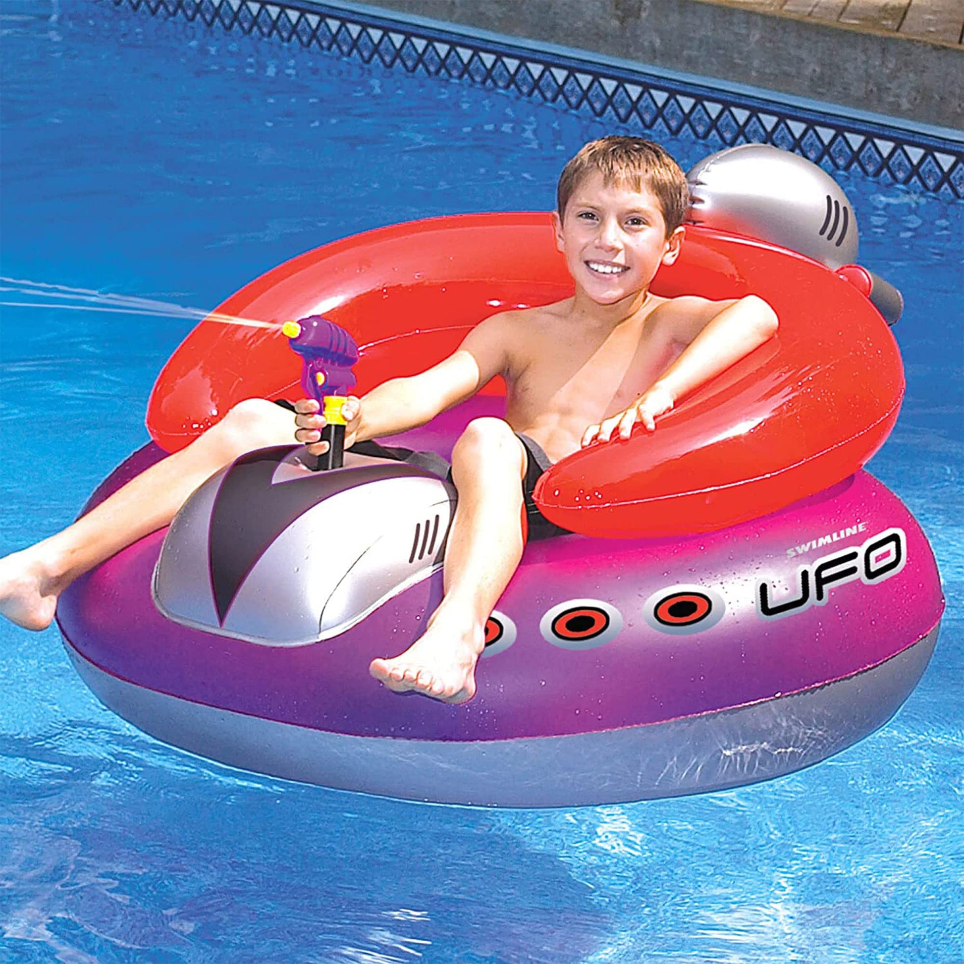 Flotador Swimline UFO 45 Inch Spaceship Squirter