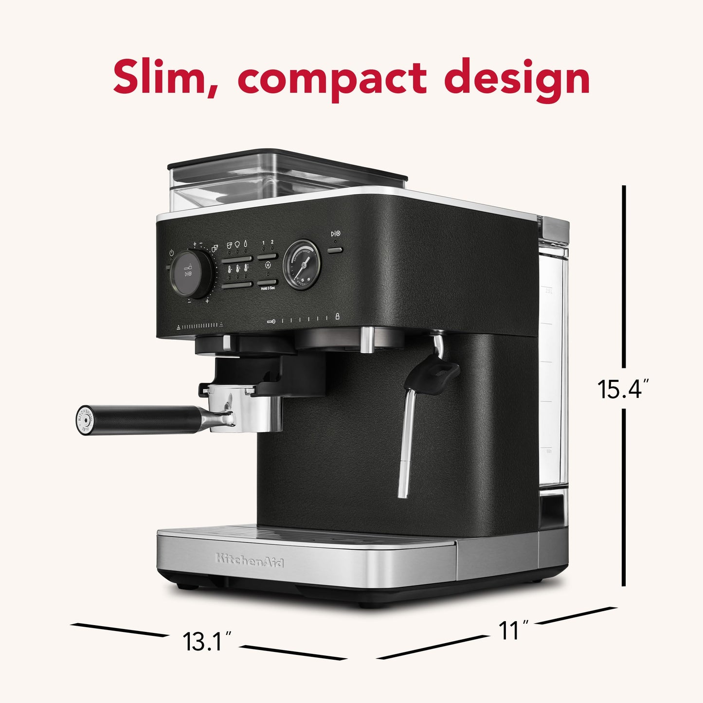 KitchenAid KES6551 Máquina de Café Espresso Semiautomática con Molino de Café