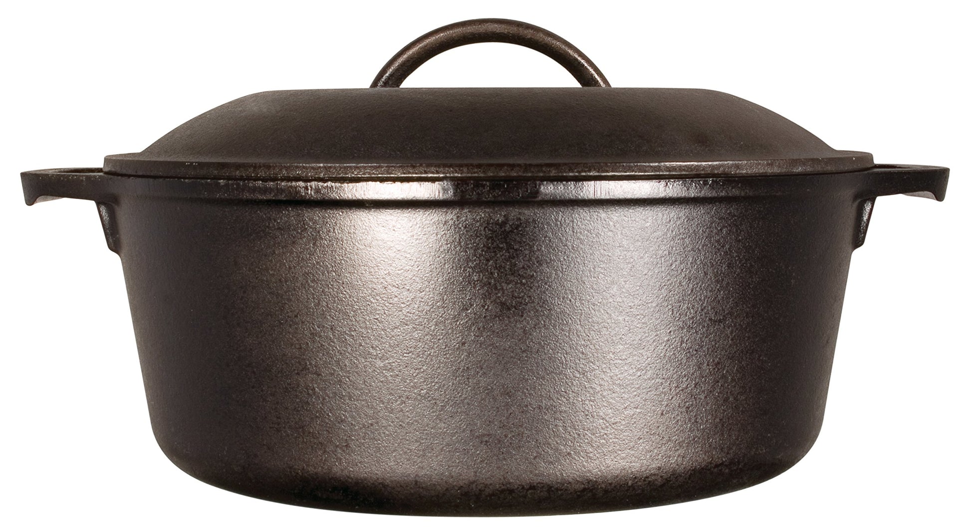 Lodge, Horno estilo holándes con azas, Negro, 4.7 litros