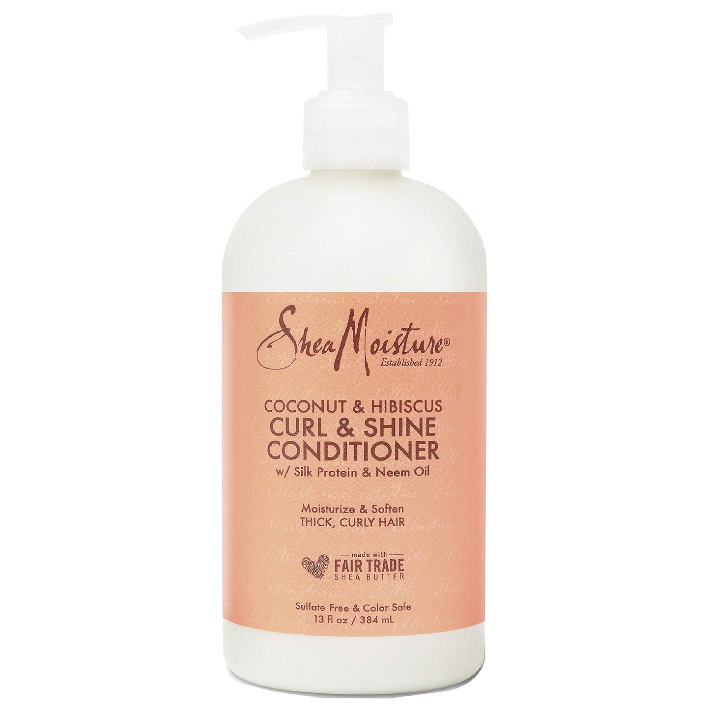 SHEA MOISTURE - Mascarilla hidratante intensiva para el cabello con miel de manuka y aceite de marfura, 12 onzas + Shea Moisture Coconut & Hibiscus Curl & Shine Conditioner for Unisex Conditioner 13oz