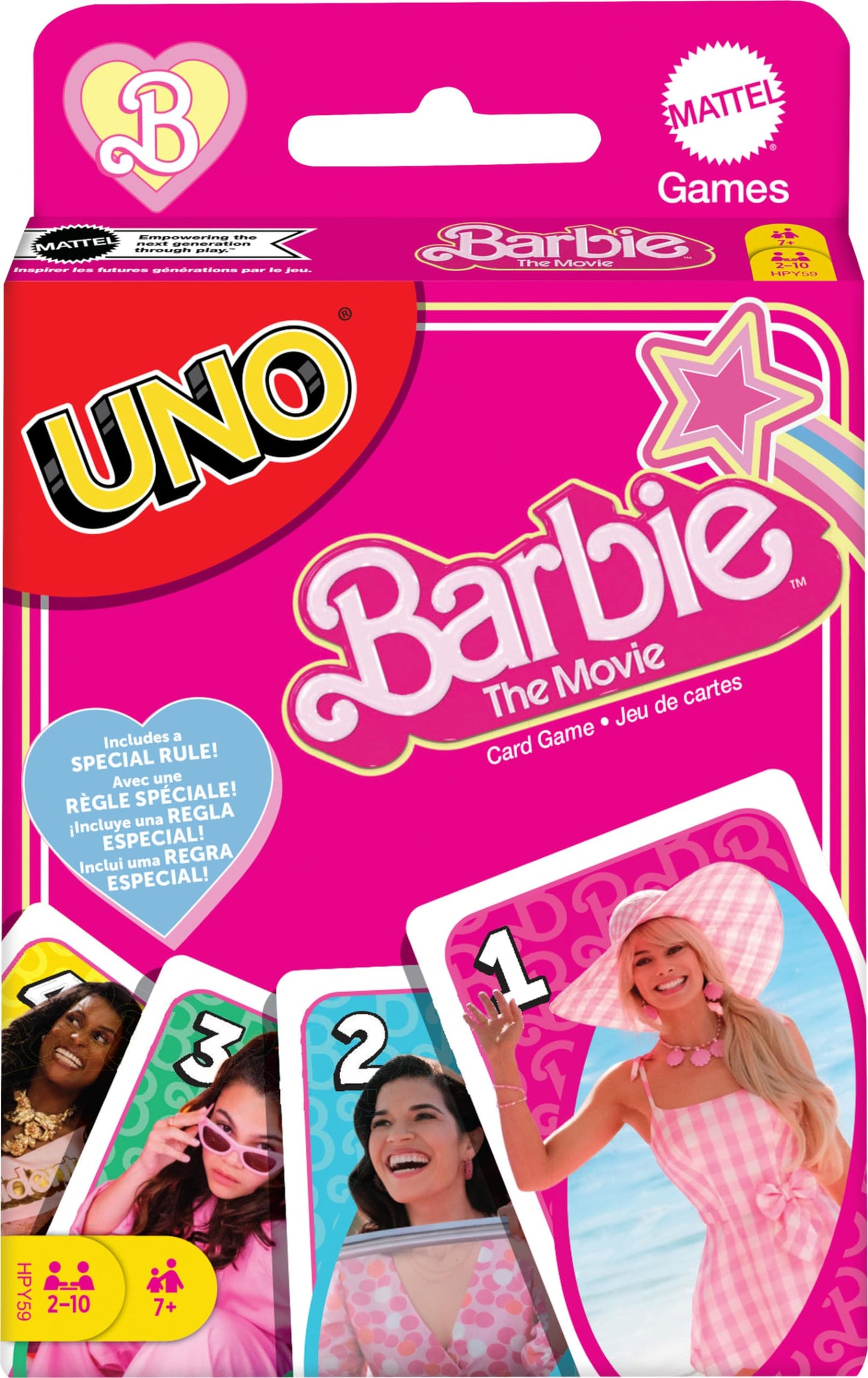 Juego de Cartas Mattel UNO Familiar 7+ Años