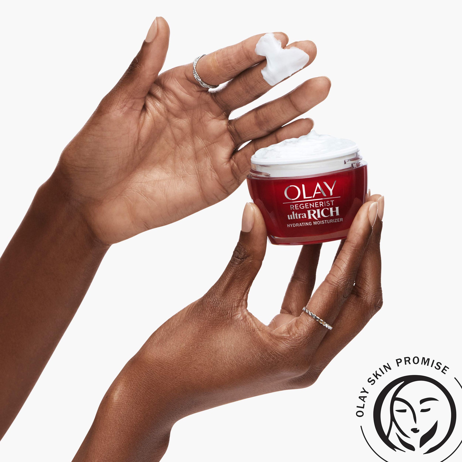 Olay Regenerist Ultra Rich Face Moisturizer with Vitamin B3+, Amino Peptide & Shea Butter, 1.7 Oz + Whip Face Moisturizer Travel/Trial Size Gift Set