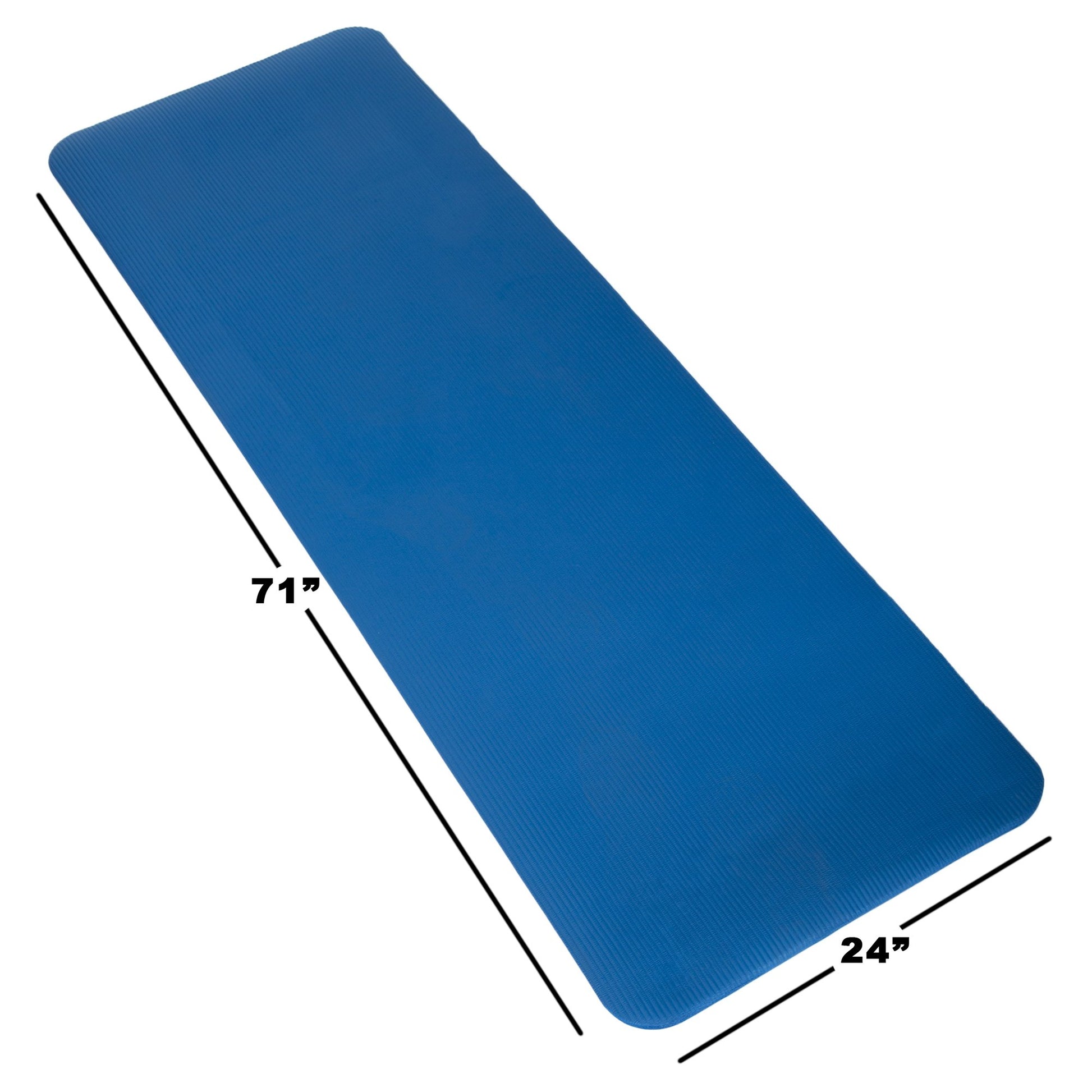 Colchoneta Yoga Fitness Wakeman Azul Extra Gruesa