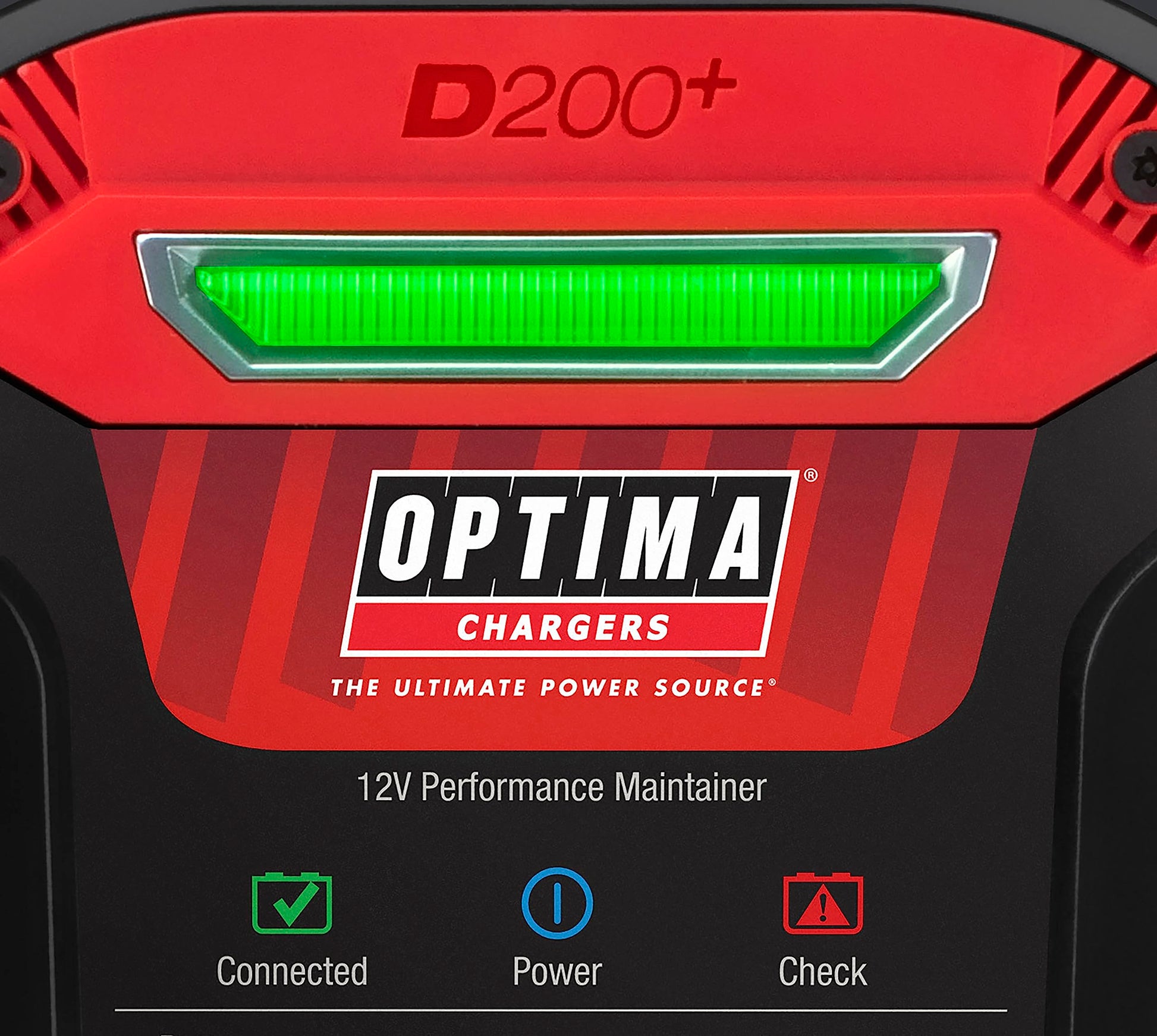 OPTIMA D200+ Mantenedor y Cargador de batería de Litio para baterías de Arranque de 12 voltios, Incluyendo Litio, AGM, de electrolito líquido y Deportes de Motor