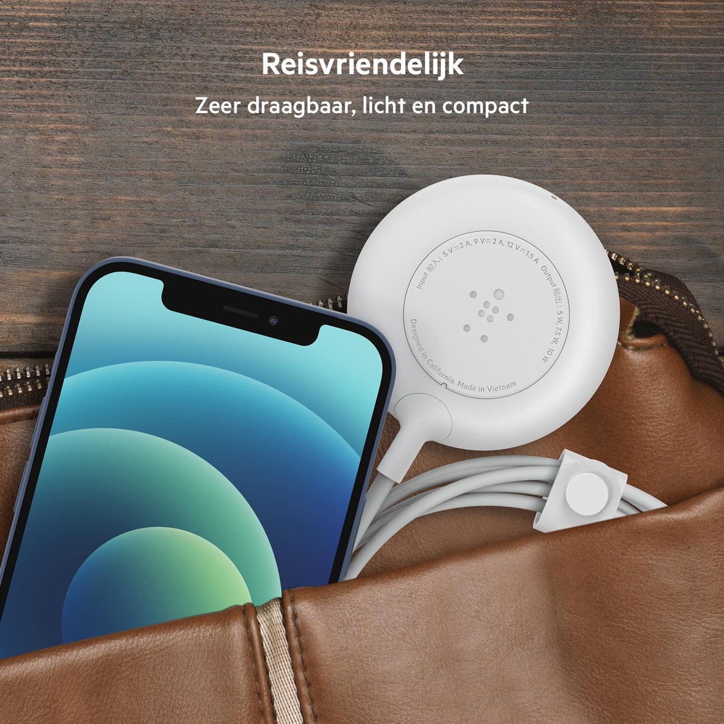 Belkin Cargador inalámbrico magnético (Fuente de alimentación no incluida) Compatible con MagSafe con Cable Extra Largo de 2 m para iPhone 12, 12 Pro, 12 Pro MAX y 12 Mini