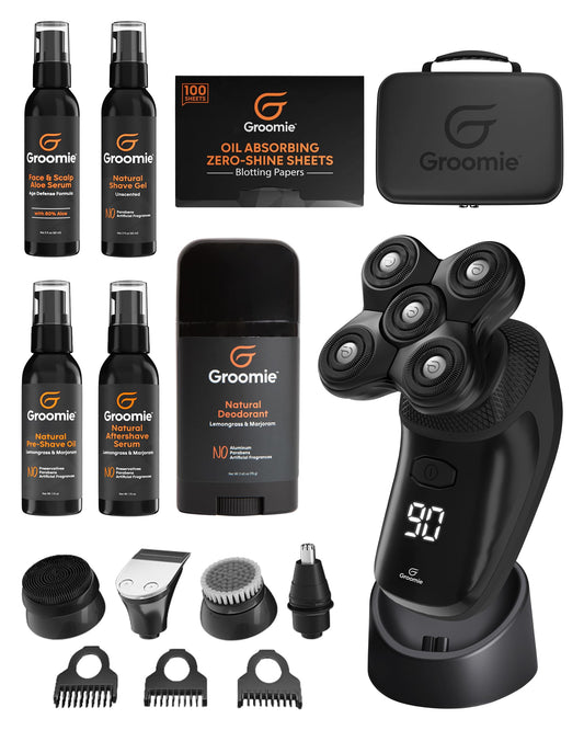Afeitadora Eléctrica Groomie BaldiePro para Hombres Calvos