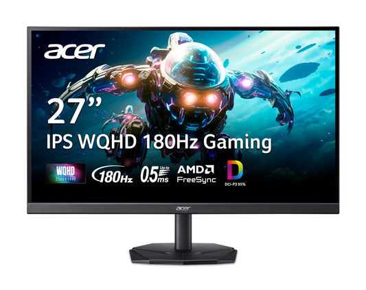 Monitor Gamer ACER Nitro QHD 180Hz Panel IPS 0.05ms AMD FreeSync Premium 27 Pulgadas