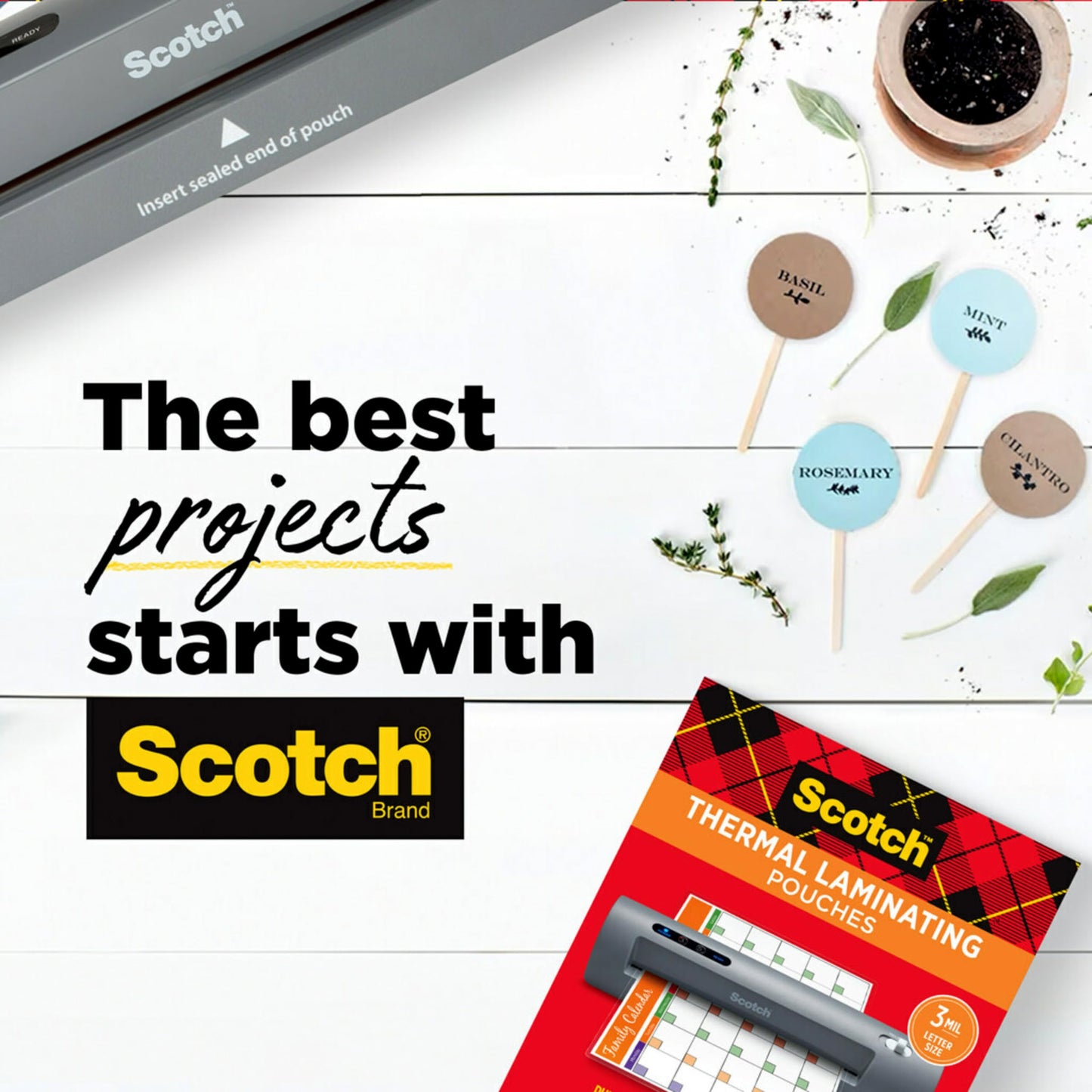 Laminadora Térmica Scotch 2 Rodillos