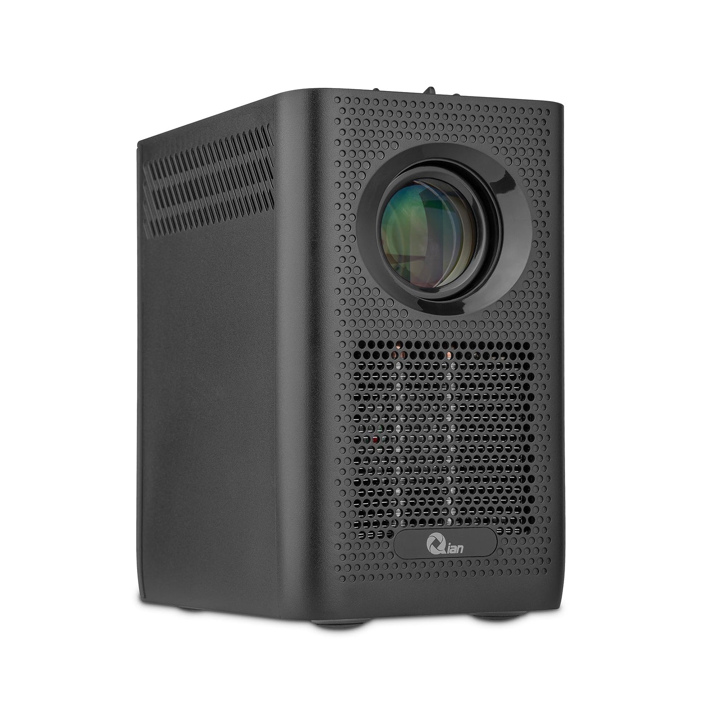 QIAN.MX Proyector Portatil LCD 5500 Lumenes (120 Ansi) hasta 30,000 Hrs HD 1280x720 Bluetooth Wi-fi Altavoz 5w hasta 100 Pulgadas Hdmi USB Android Integrado con Netflix, Youtube,QXP-EMHRA