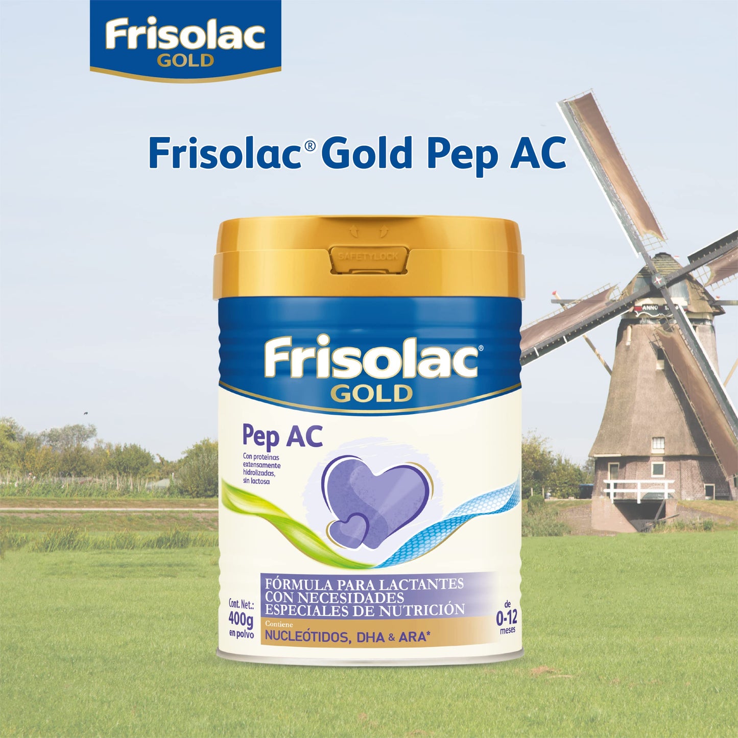 Frisolac Gold Pep A C (0 A 12 Meses) Lata Con 400 Gr