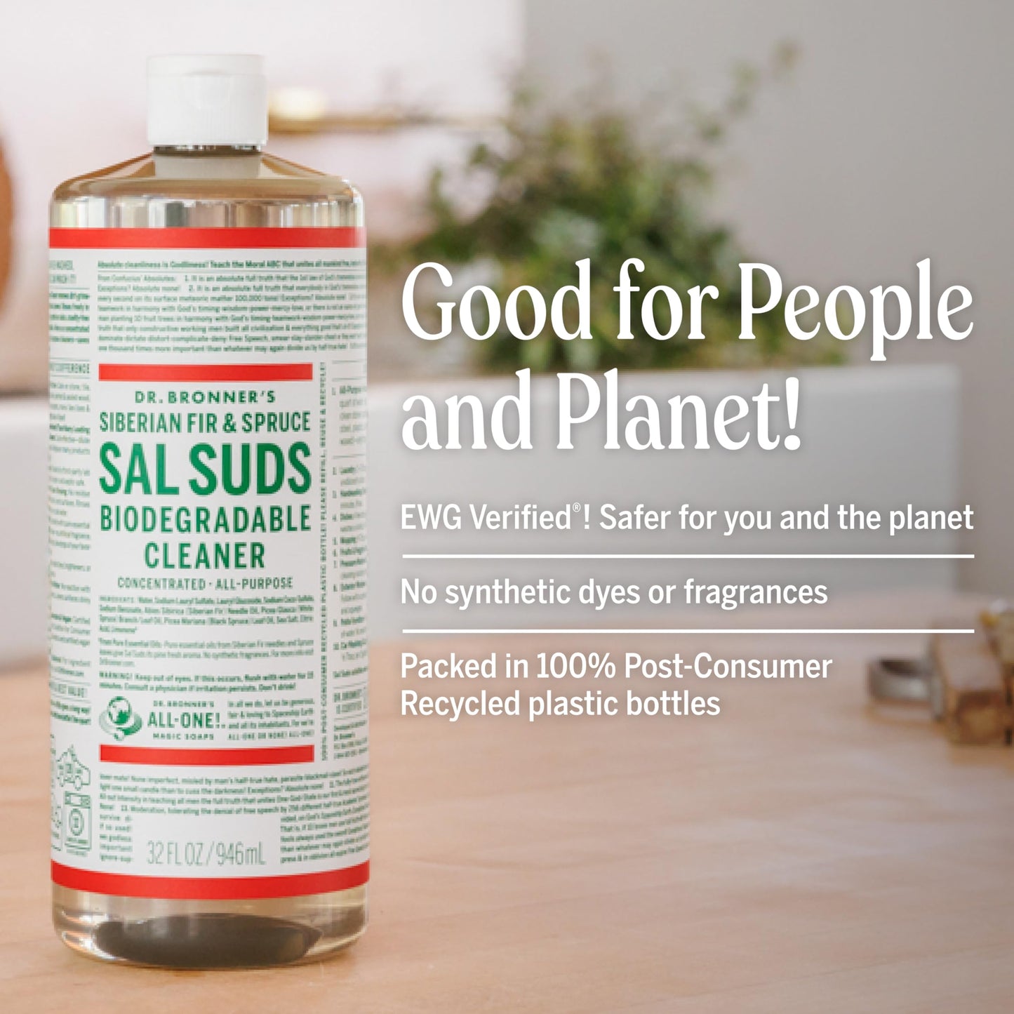 Sal Suds All Purpose Cleanser Liquid-16 oz Brand: Dr. Bronners Magic Soap by Dr. Bronner's